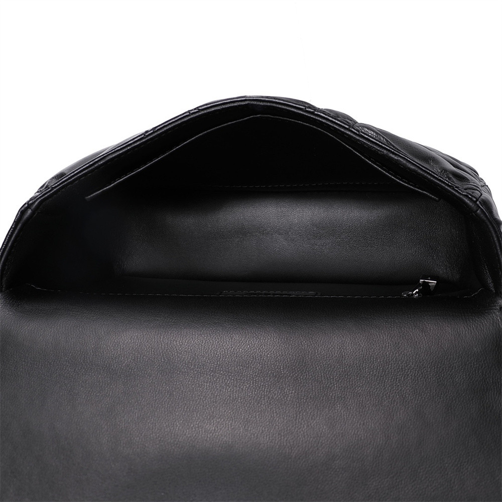 SMALL D*0r CARO BAG BLACK S*pple Cannage Calfskin With Silver Hardware 20 x 12 x 7 cm