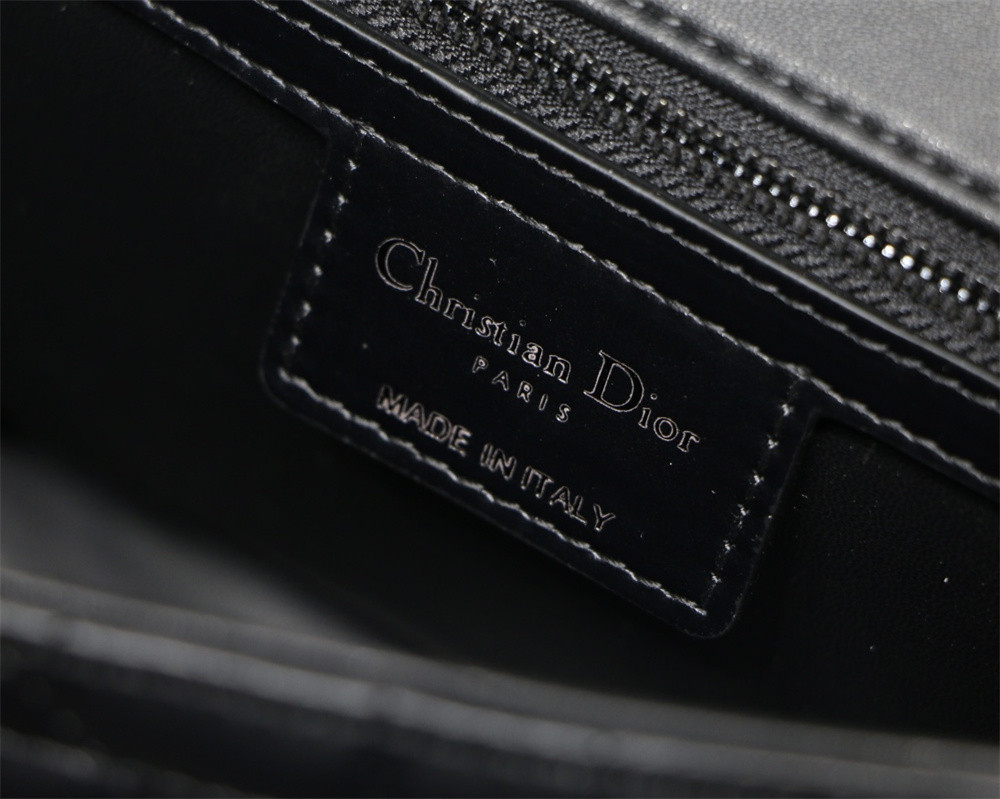 MEDIUM D*0r CARO BAG S*pple Cannage Calfskin 25.5 x 15.5 x 8 cm