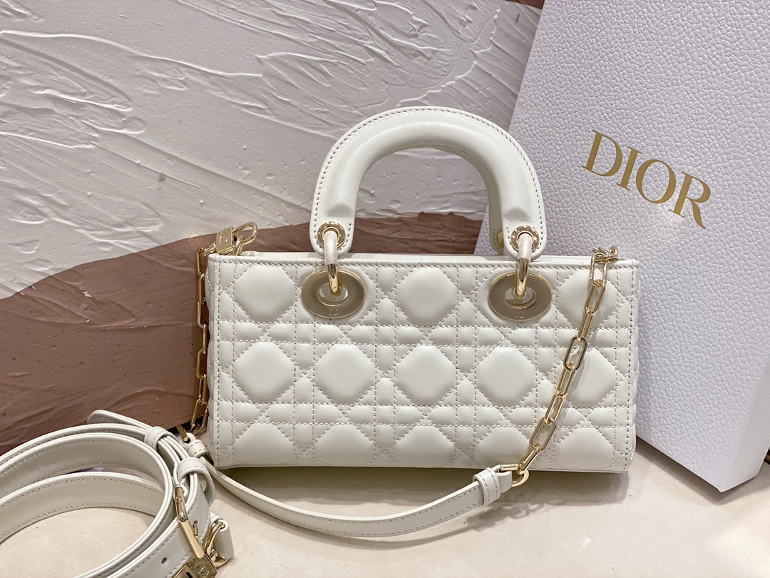D*0r SMALL LADY D-JOY BAG Latte