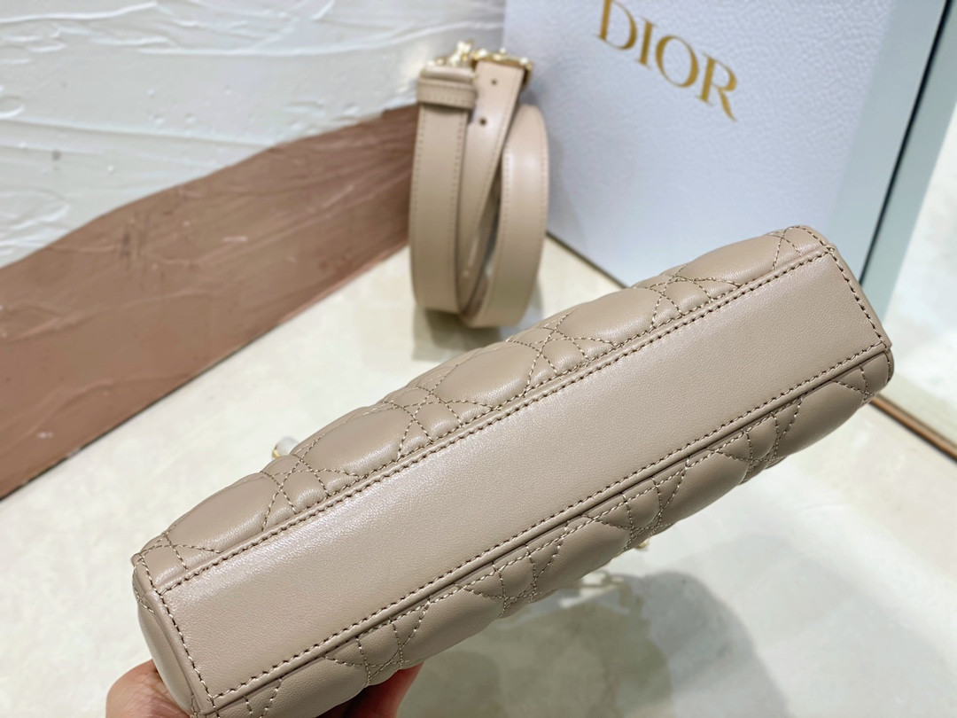 D*0r SMALL LADY D-JOY BAG Biscuit