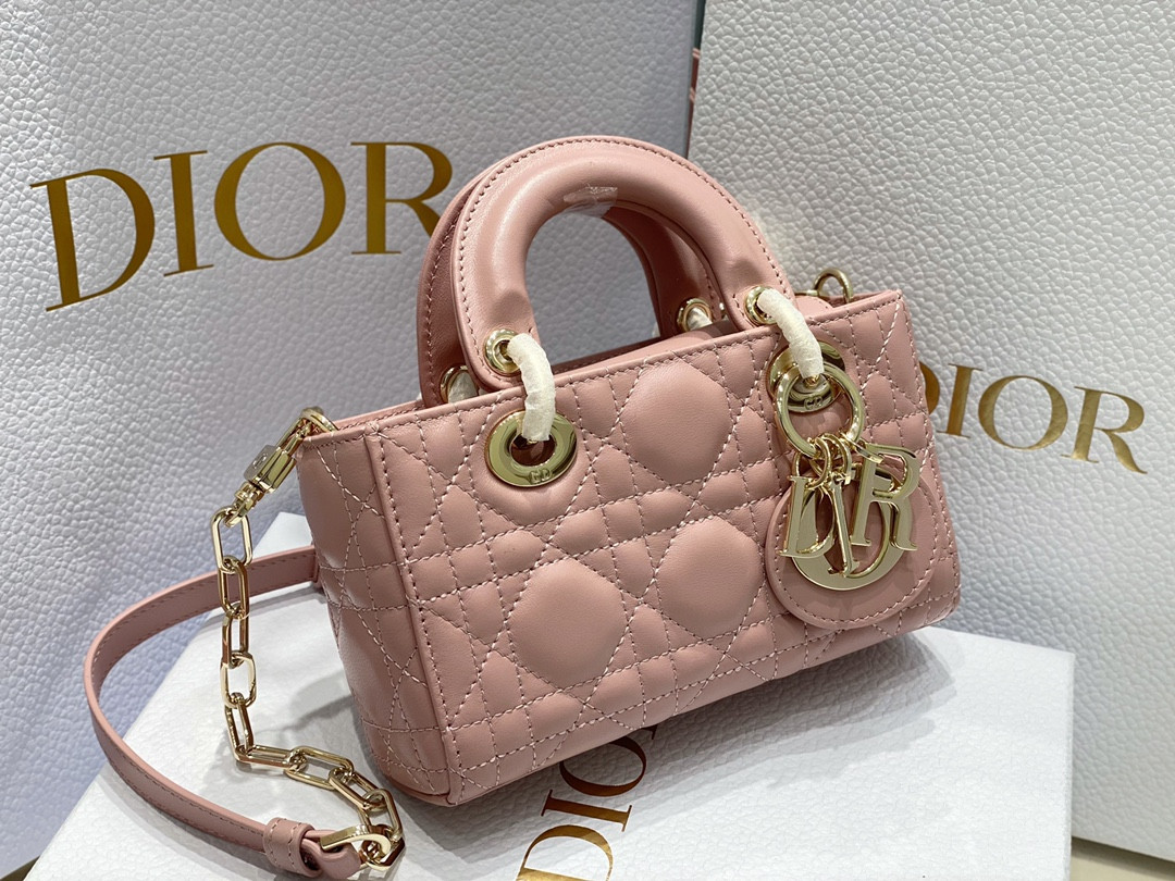 D*0r MINI LADY D-JOY BAG PINK 16 x 9 x 5 CM