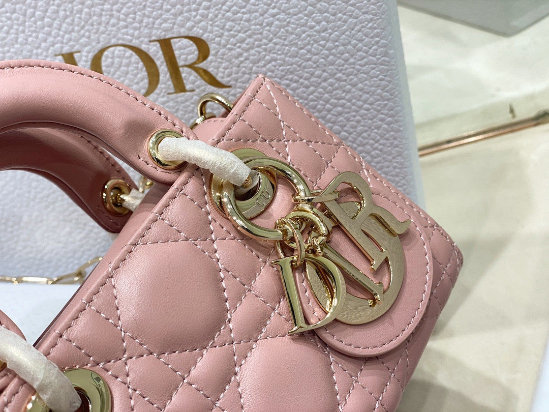 D*0r MINI LADY D-JOY BAG PINK 16 x 9 x 5 CM