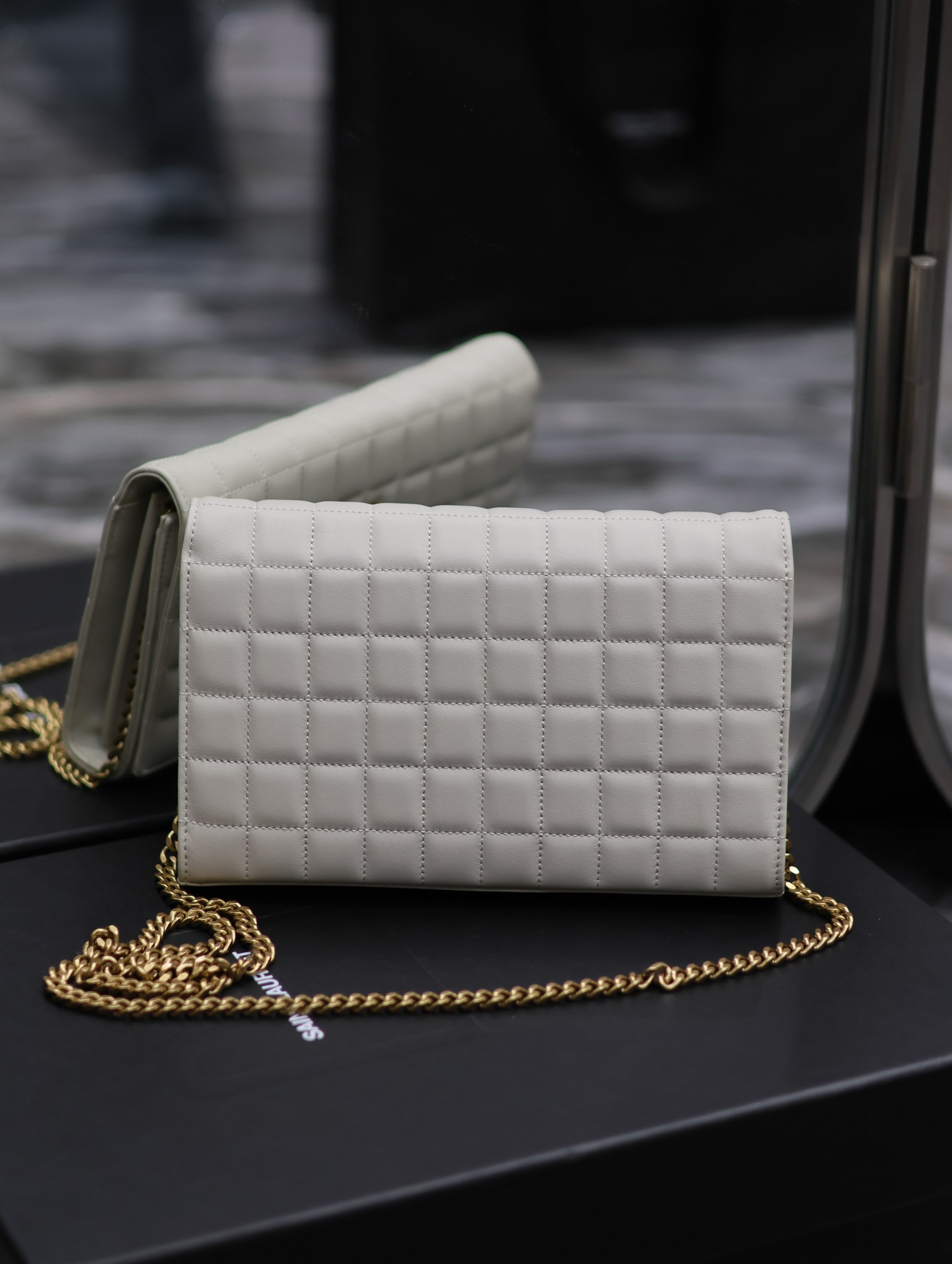 Y*L cassandre chain wallet white