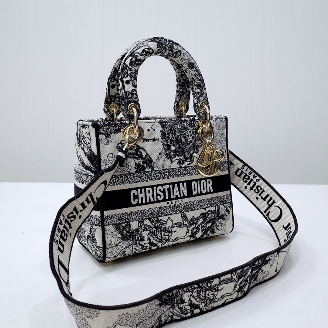 MEDIUM D*0r LADY D-LITE BAG 24 x 20 x 11 cm