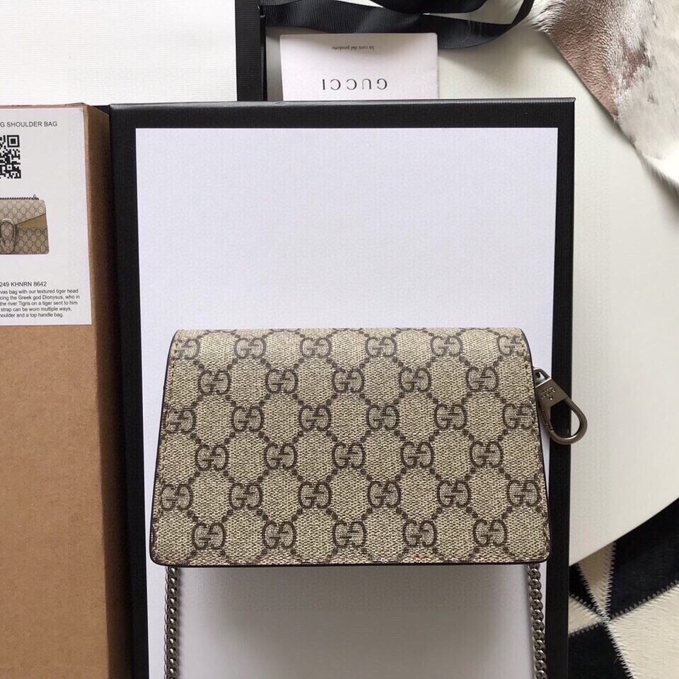 G*u*i DIONYSUS GG S*p*e S*pER MINI BAG 6.5"Wx3.9"Hx1.6"D