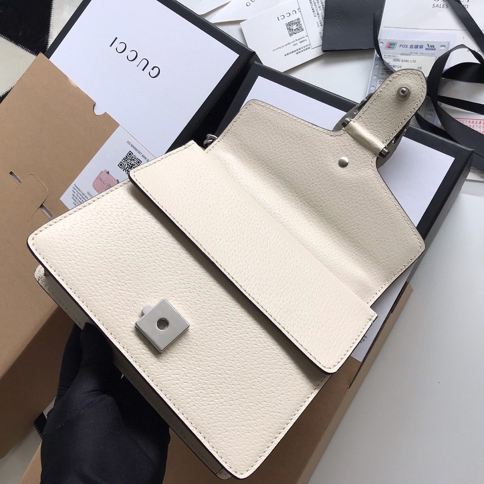 G*u*i DIONYSUS LEATHER MINI BAG 7.5"Wx6"Hx2"D