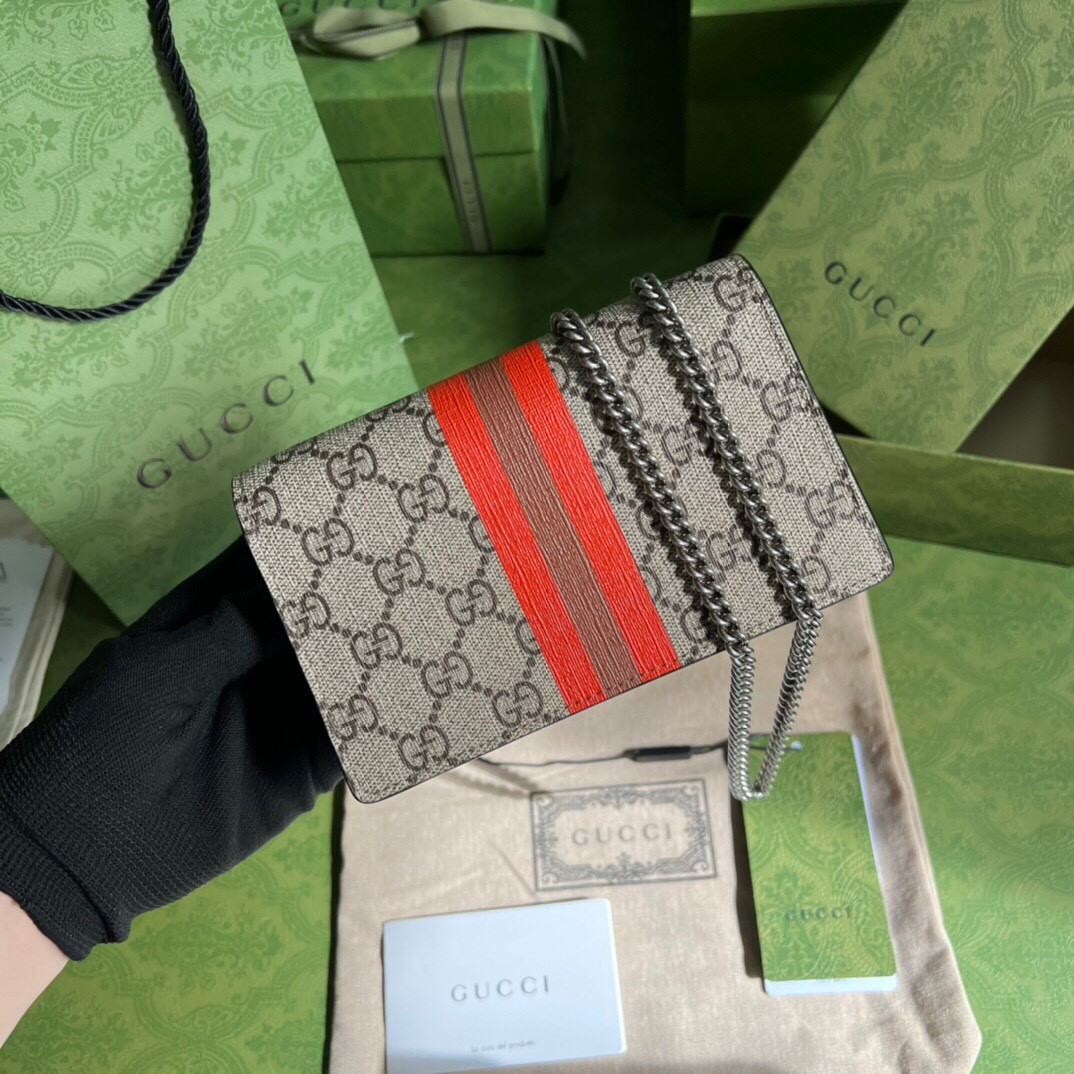 G*u*i DIONYSUS GG S*p*e S*pER MINI BAG 6.5"Wx3.9"Hx1.6"D