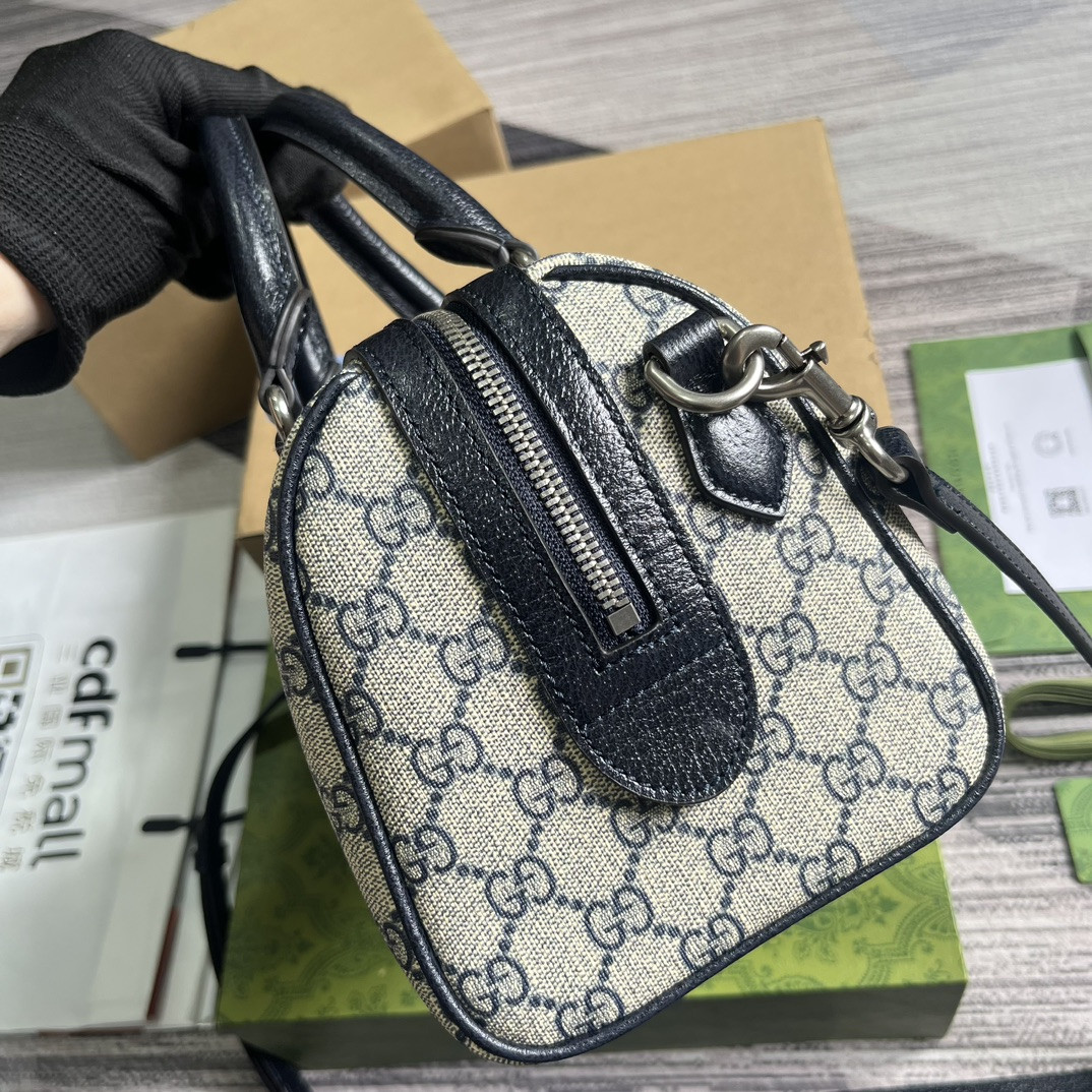 G*u*i OPHIDIA GG MINI TOP HANDLE BAG 8.4"W x 5.5"H x 4.5"D