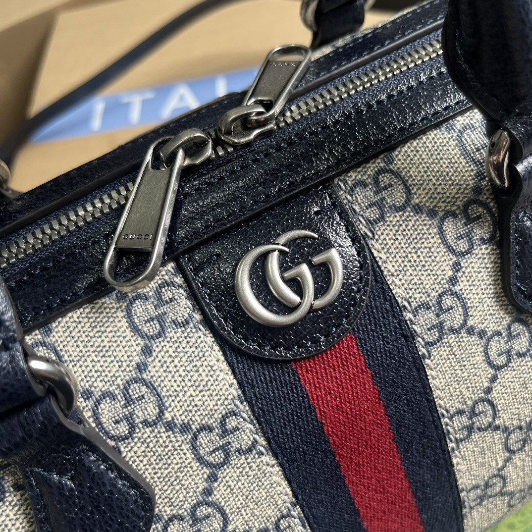 G*u*i OPHIDIA GG MINI TOP HANDLE BAG 8.4"W x 5.5"H x 4.5"D