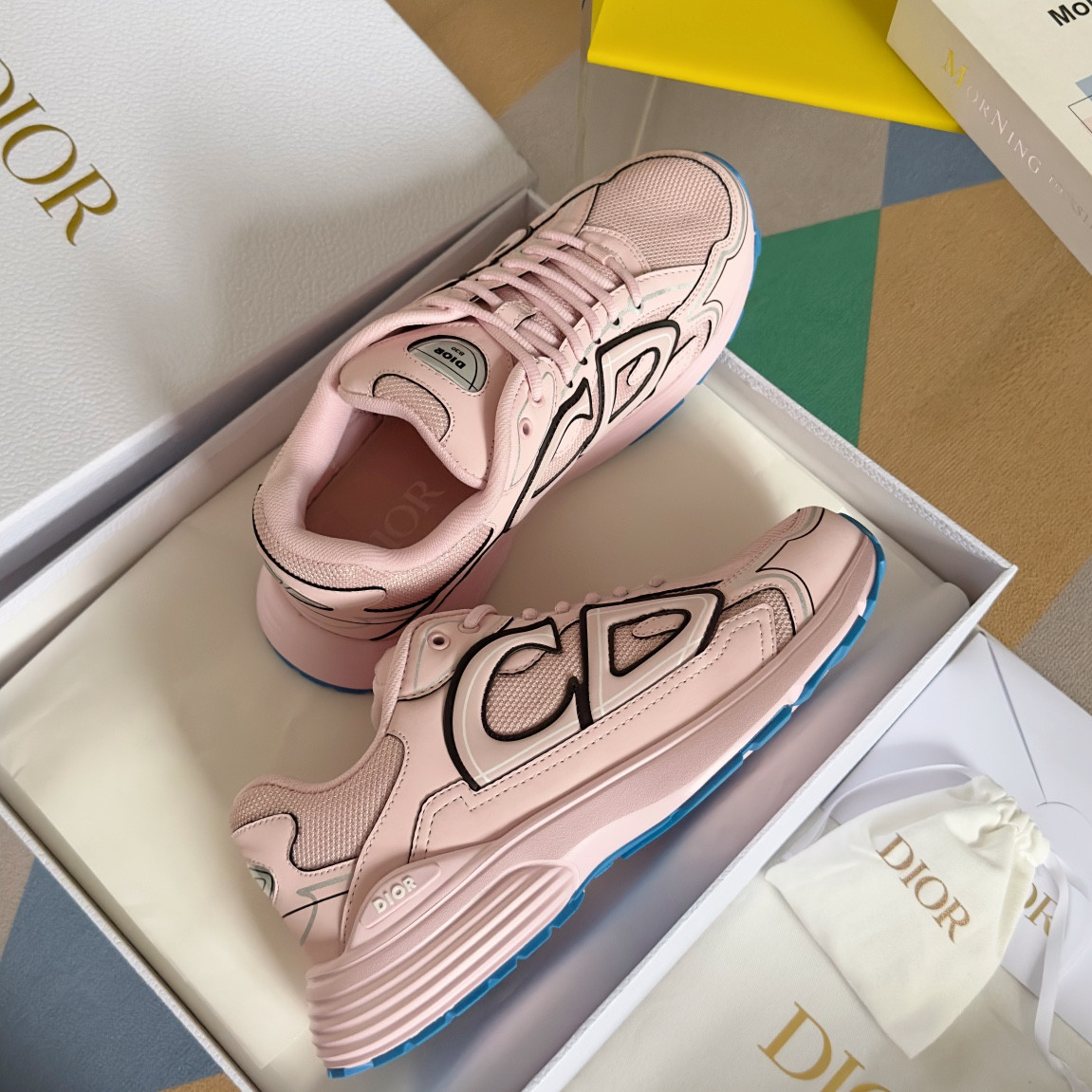 UA D*0r B30 Sneaker Pale Pink Mesh and Technical Fabric