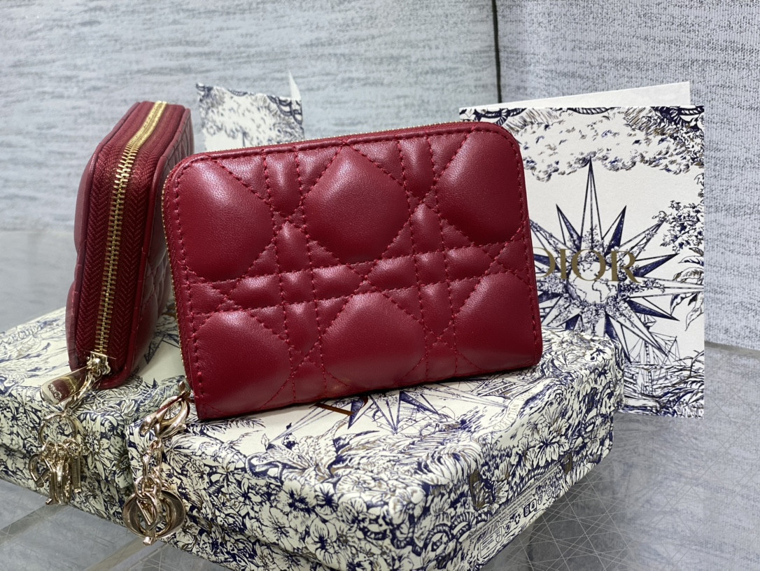 Lady D*0r Voyageur Small Coin Purse CARD HOLDER