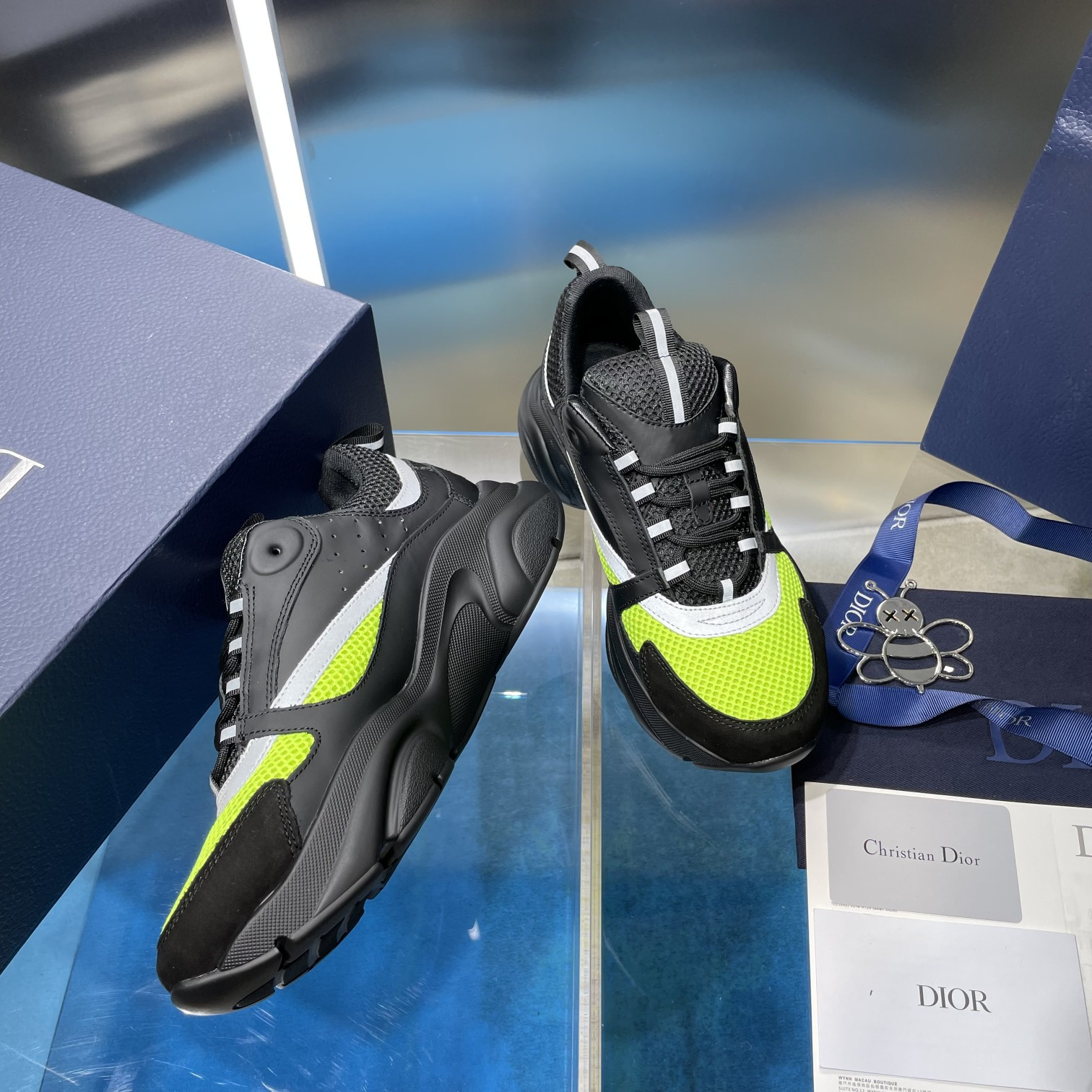 UA D*0r B22 black and green Sneaker