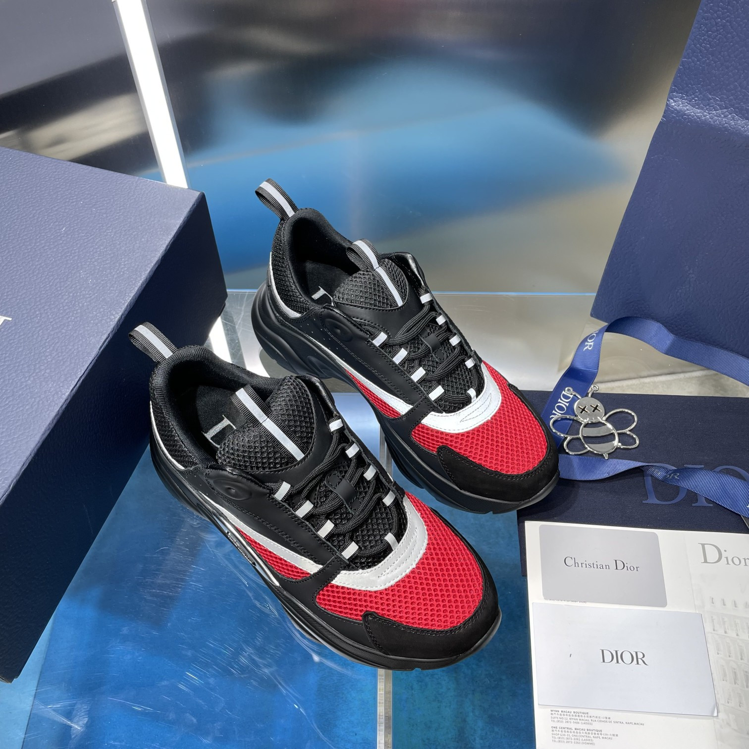UA D*0r B22 black and red Sneaker