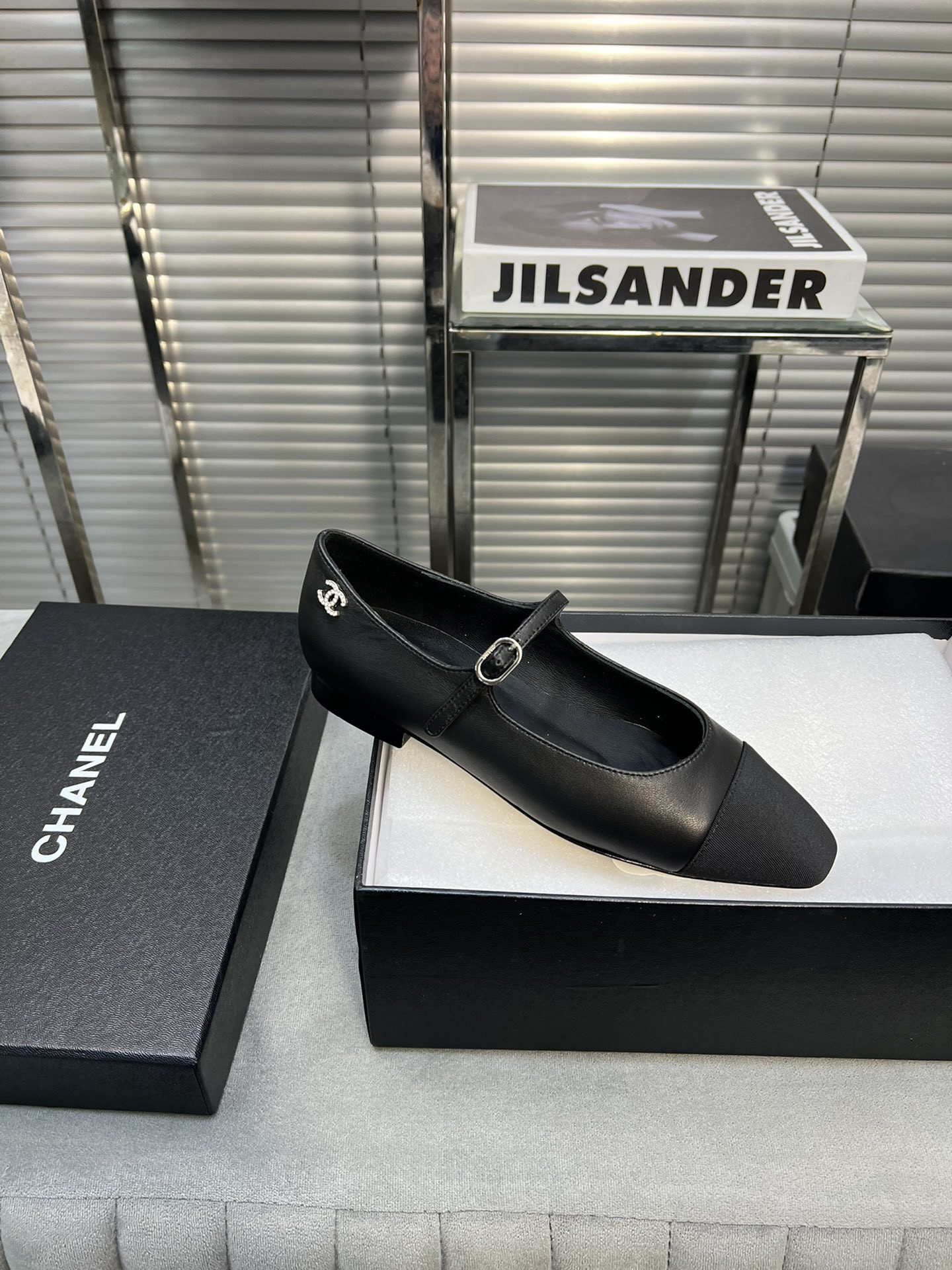 UA Ch*el MARY JANES Lambskin