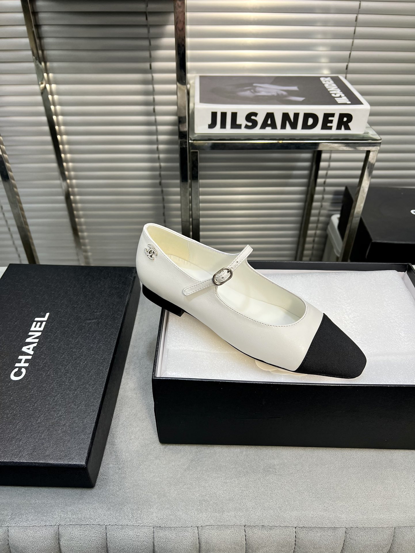 UA Ch*el MARY JANES Lambskin