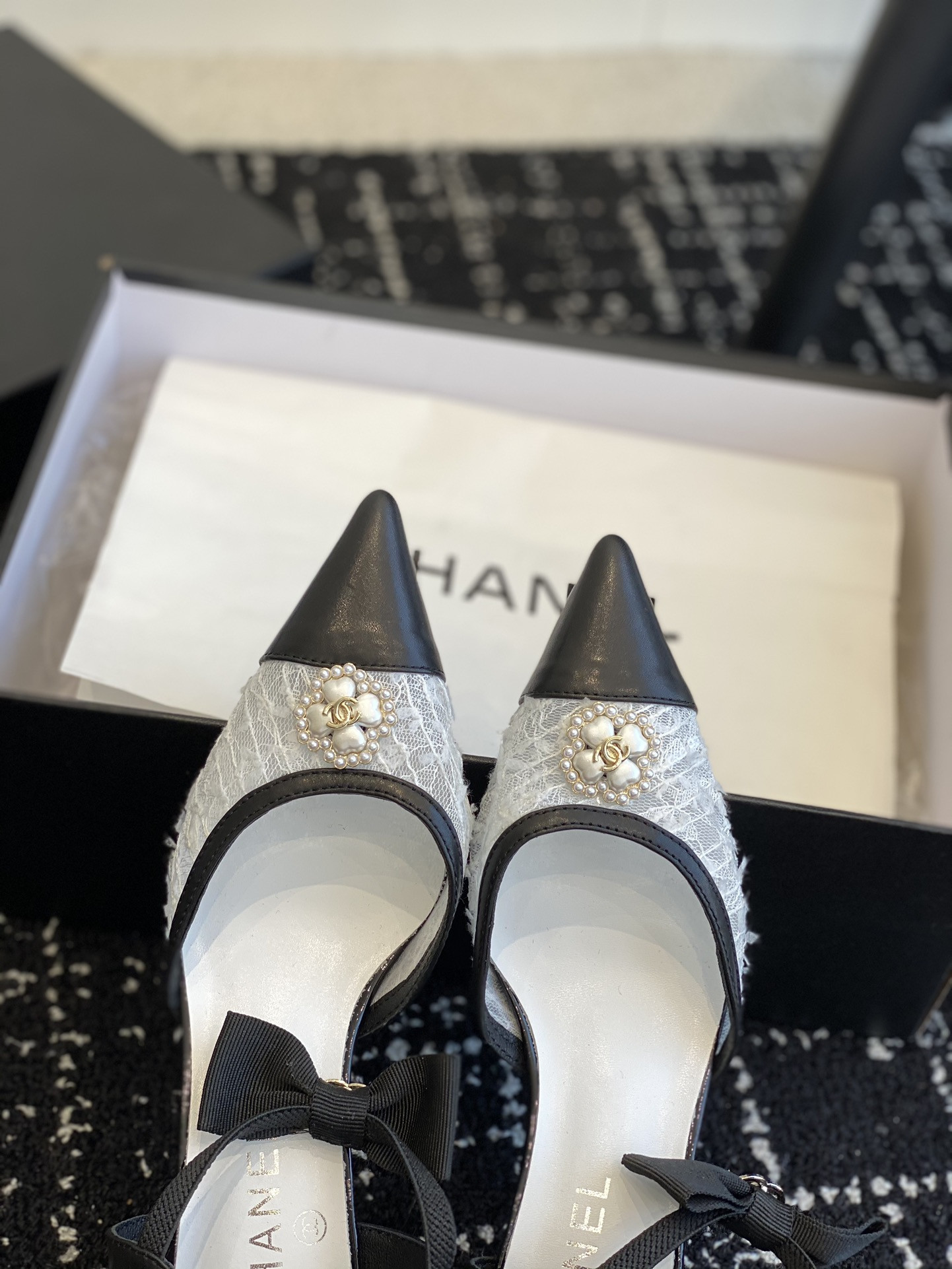 UA Ch*el SLINGBACKS