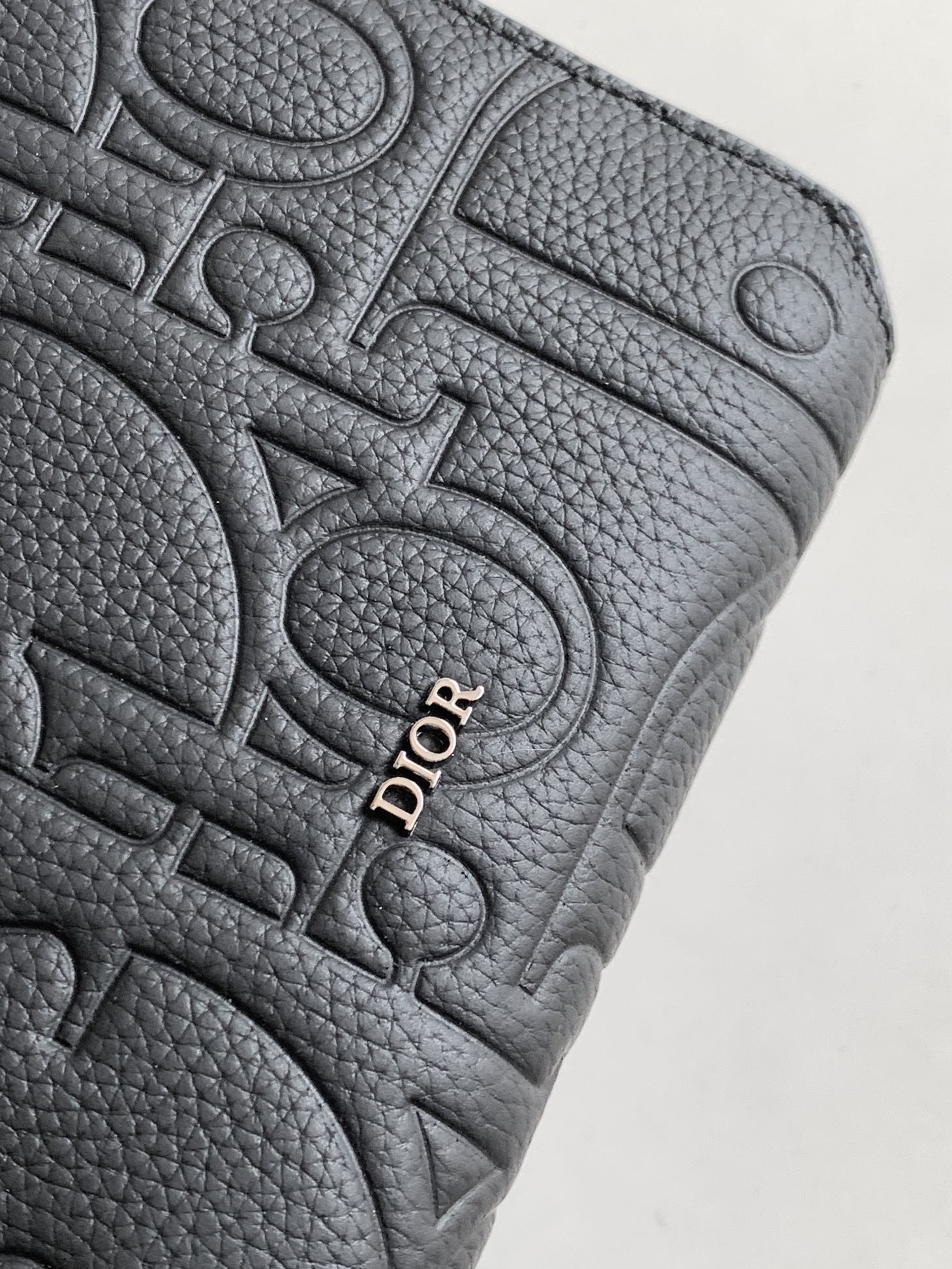 D*0r Zipped Pouch with Strap Black D*0r Gravity Leather 17 x 12.5 x 6 cm