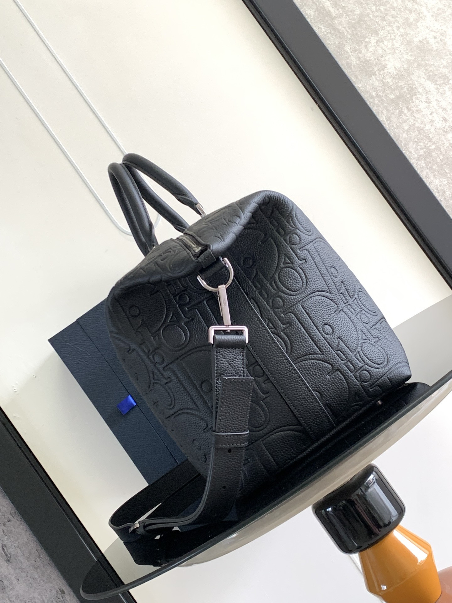 D*0r Weekender 40 Black D*0r Gravity Leather and Black Grained Calfskin 57.5 x 34.5 x 22 cm