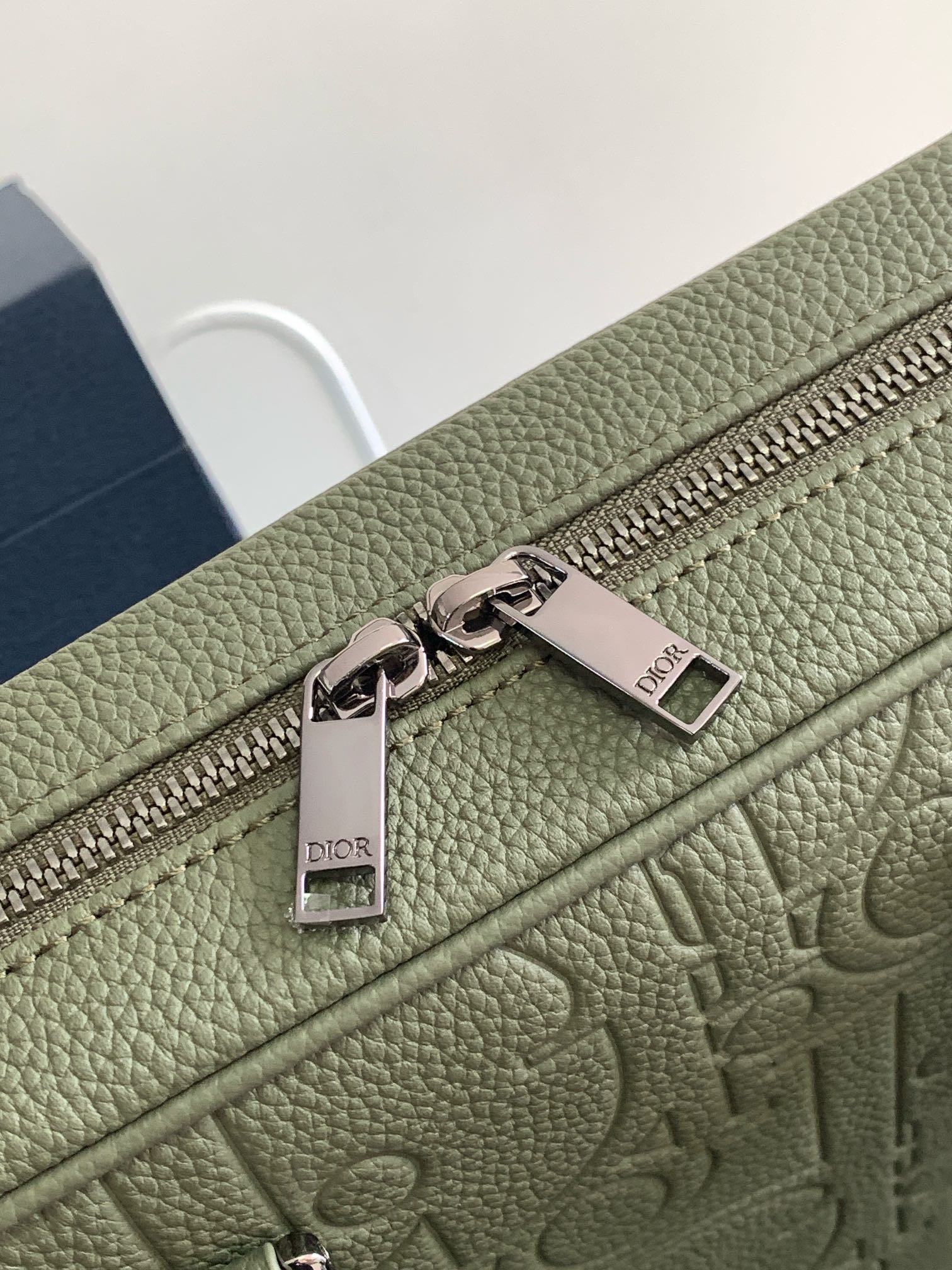 D*0r Briefcase Green D*0r Gravity Leather and Green Grained Calfskin 37 x 28 x 6 cm