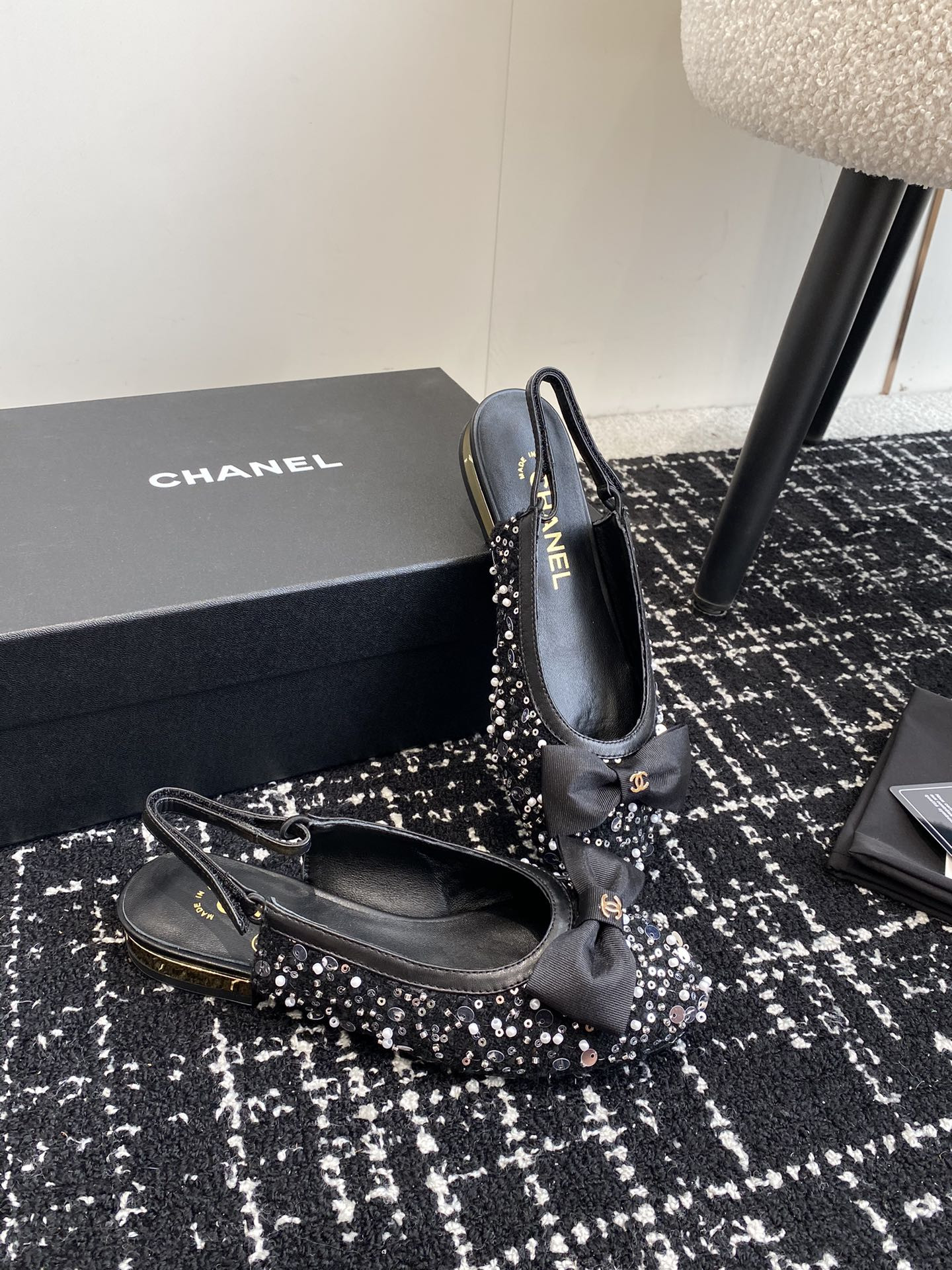 UA Ch*el SLINGBACKS