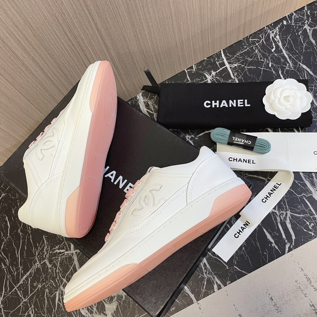 UA Ch*el SNEAKERS calfskin
