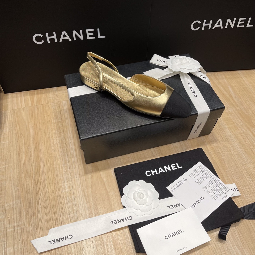 UA Ch*el SLINGBACKS FLAT