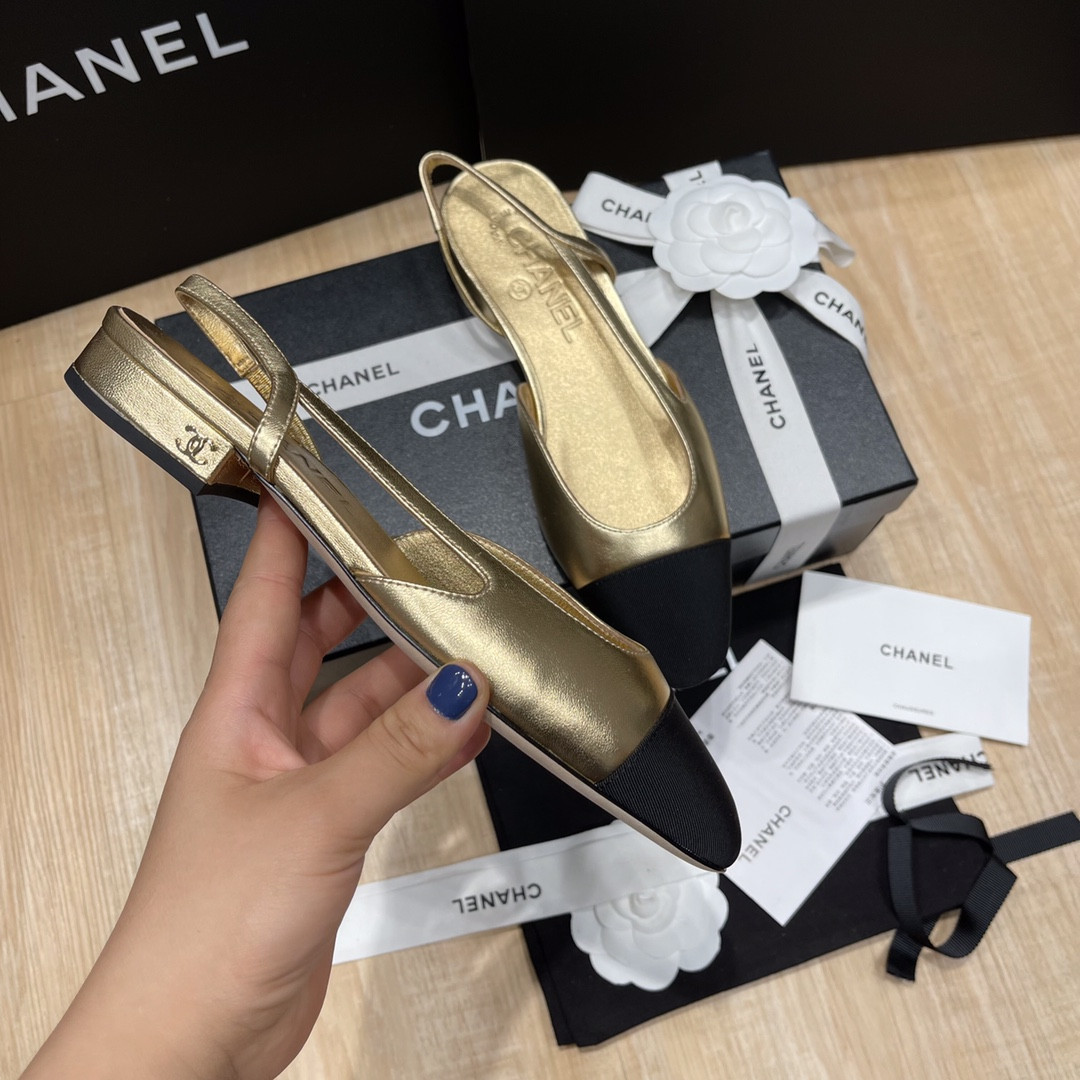 UA Ch*el SLINGBACKS FLAT