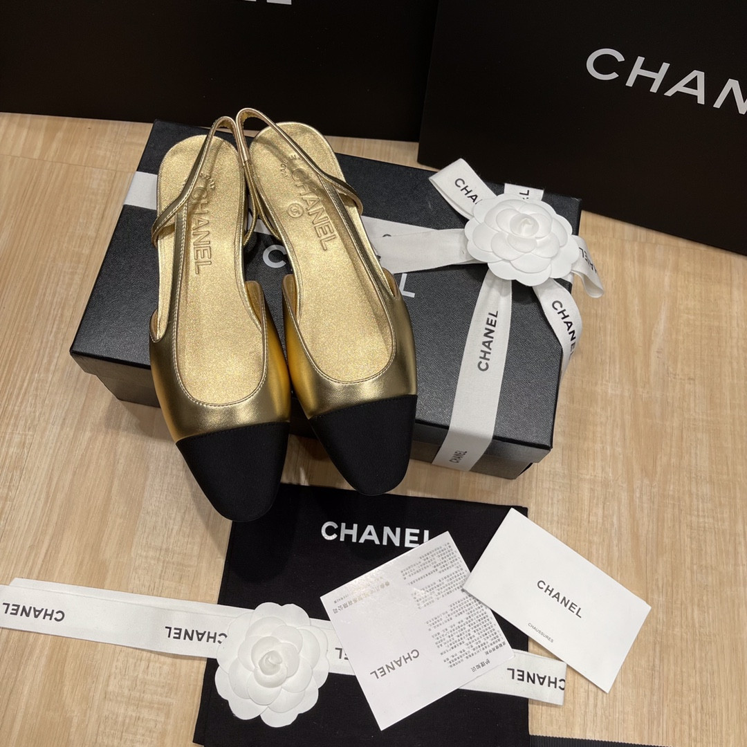 UA Ch*el SLINGBACKS FLAT