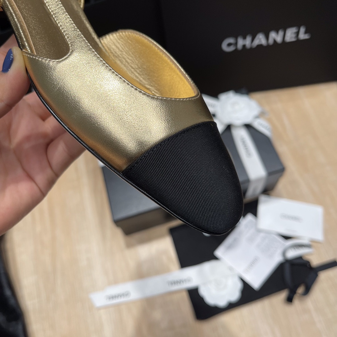 UA Ch*el SLINGBACKS FLAT