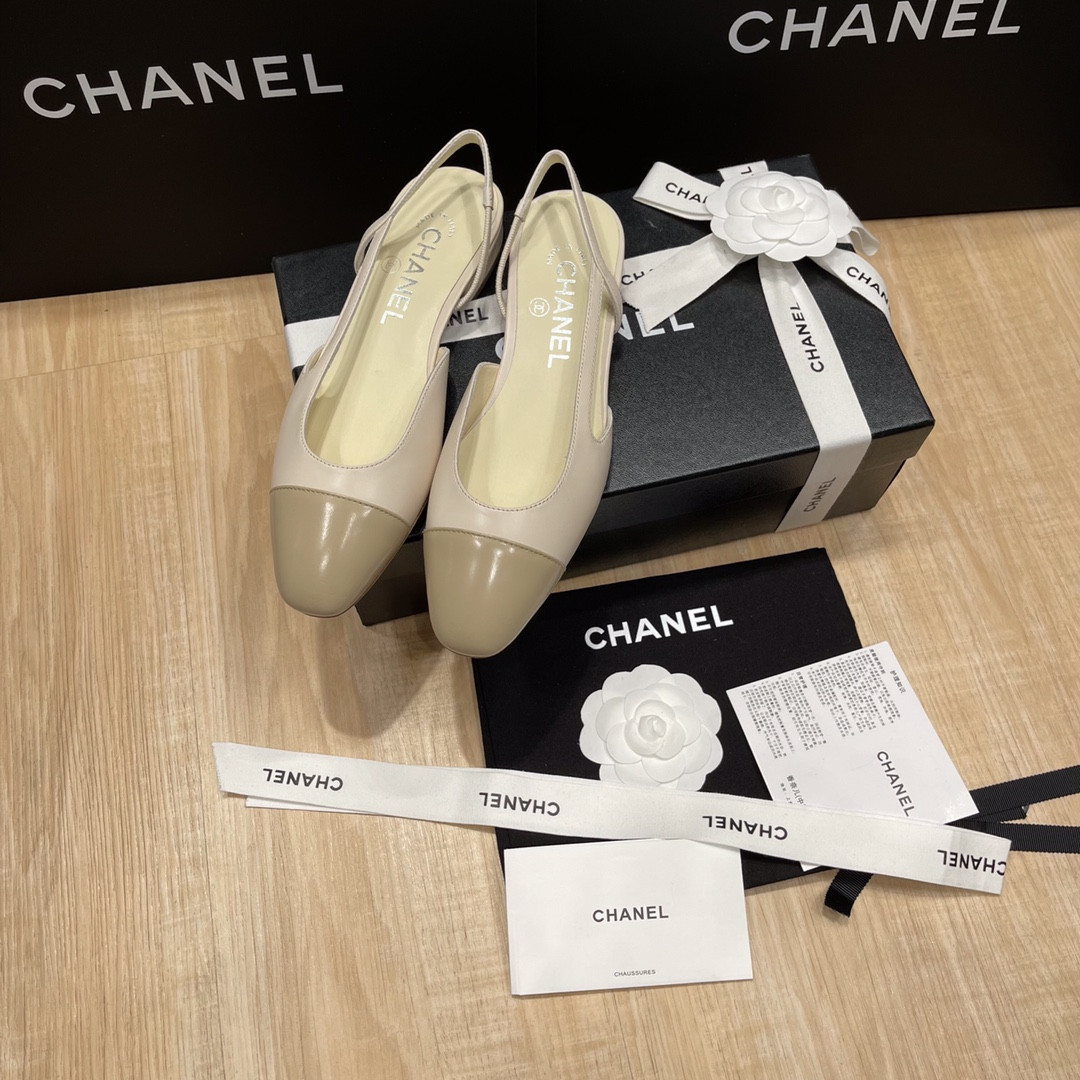 UA Ch*el SLINGBACKS FLAT