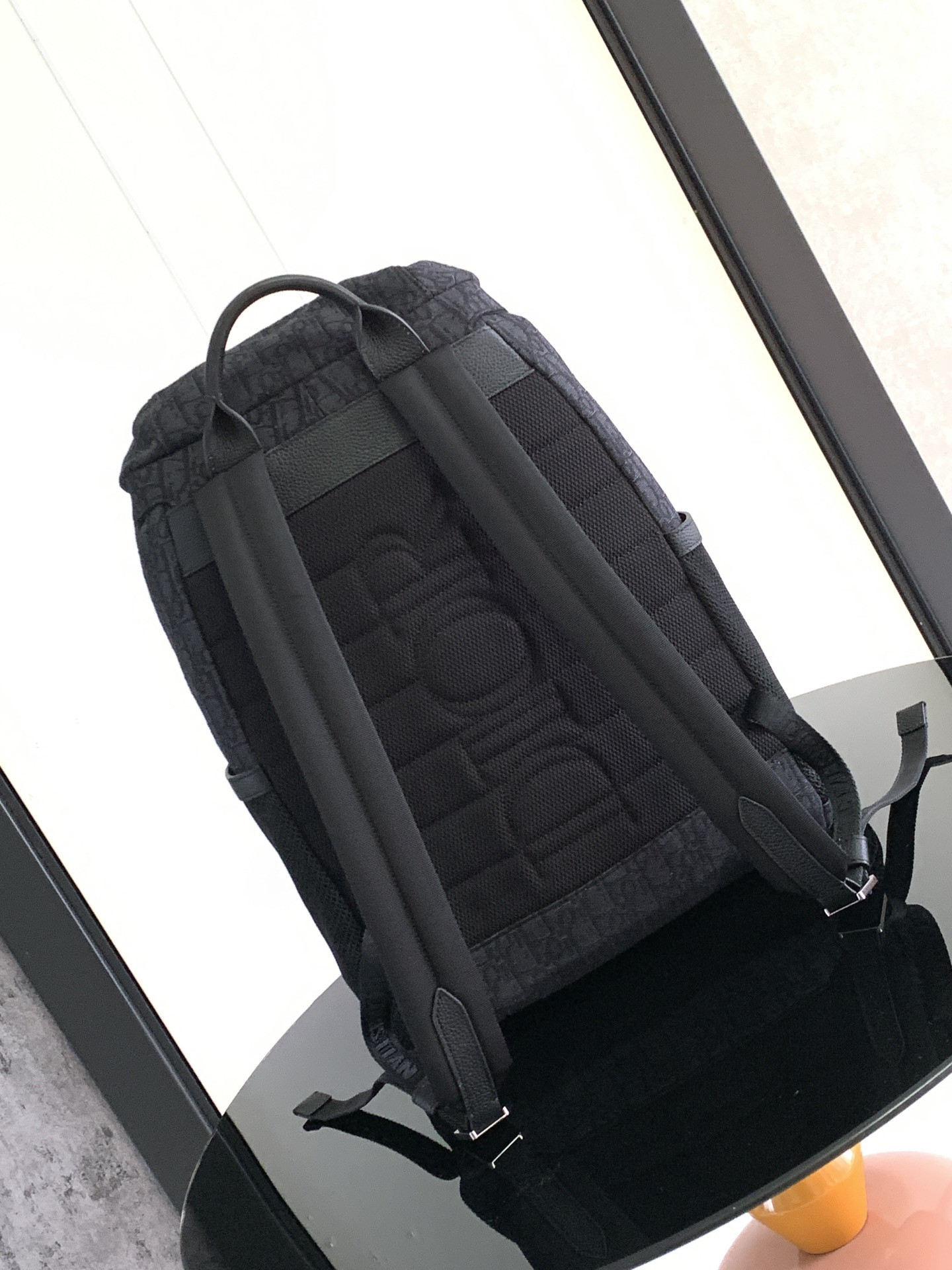 D*0r 8 Backpack with Flap Black D*0r Oblique Jacquard 31 x 48 x 16.5 cm