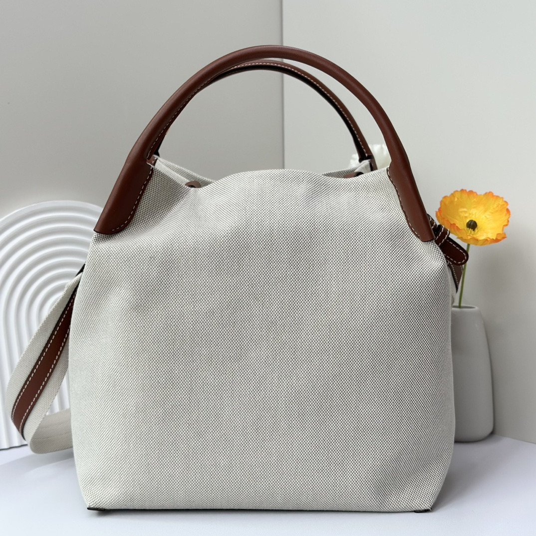 L**o p*ana Large Bale Bag Cotton, Linen 24 x 20 x 27 cm
