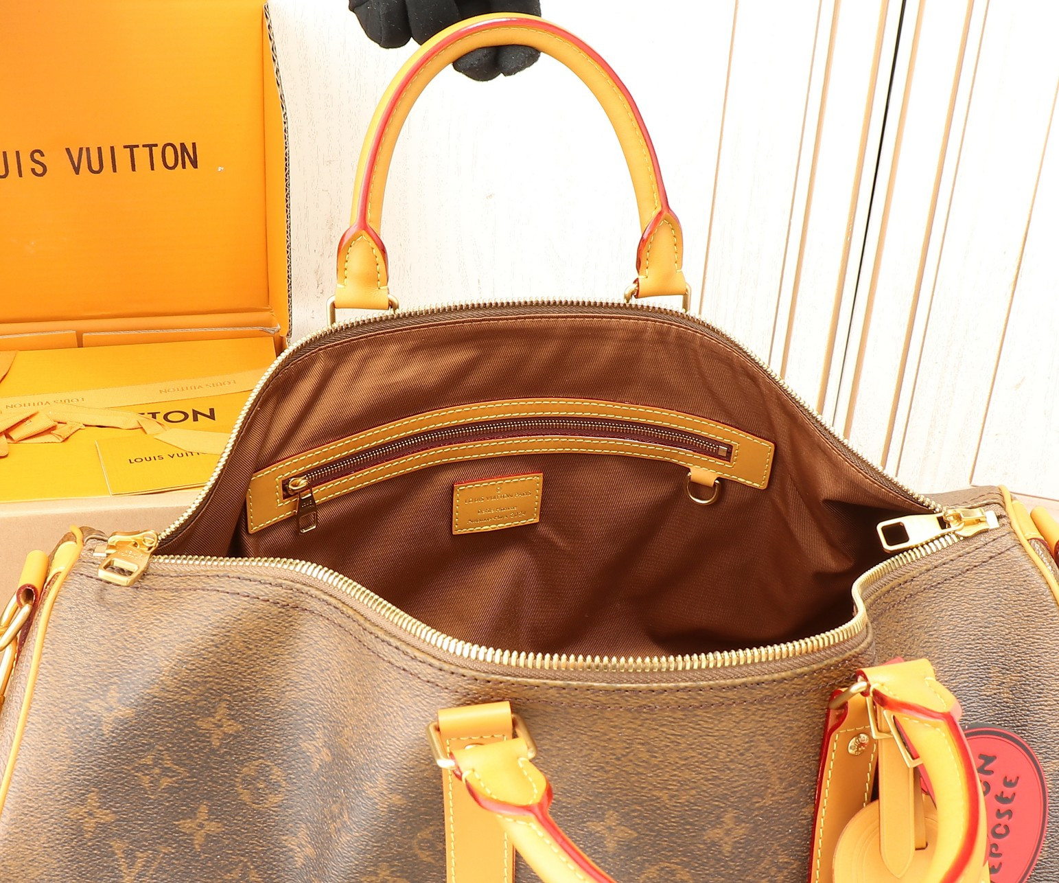LV Keepall Bandoulière 50 24SS Marque L.V*t0n Déposée M11541 50x29x23CM