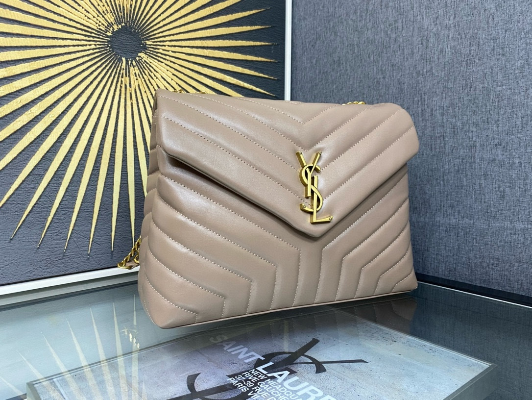 Y*L LOULOU QUILTED LEATHER 32x22x9cm