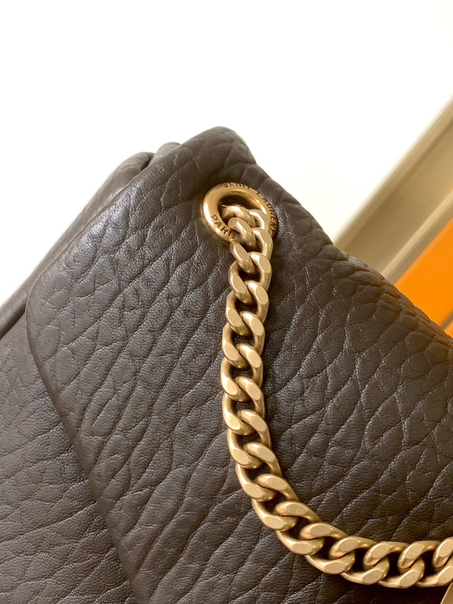 Y*L Calypso small in plunged lambskin 26x14x7cm