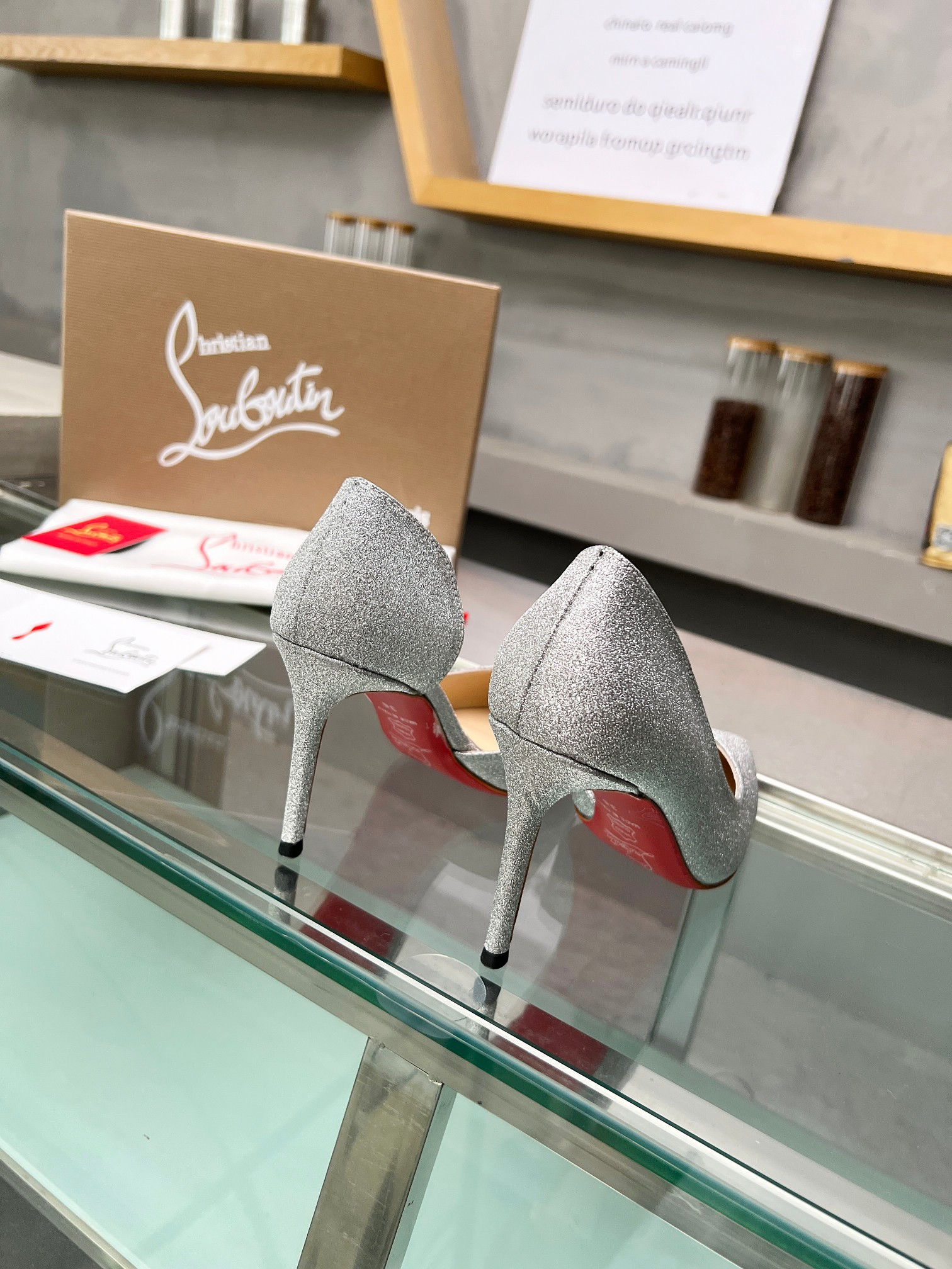 UA Ch**an Louboutin CL red-bottom shoes