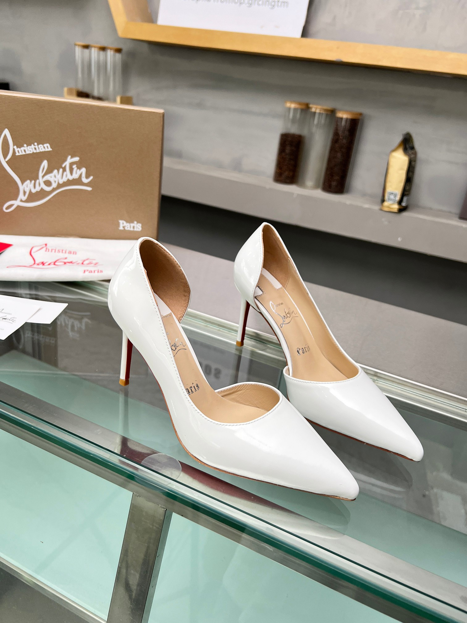 UA Ch**an Louboutin CL red-bottom shoes