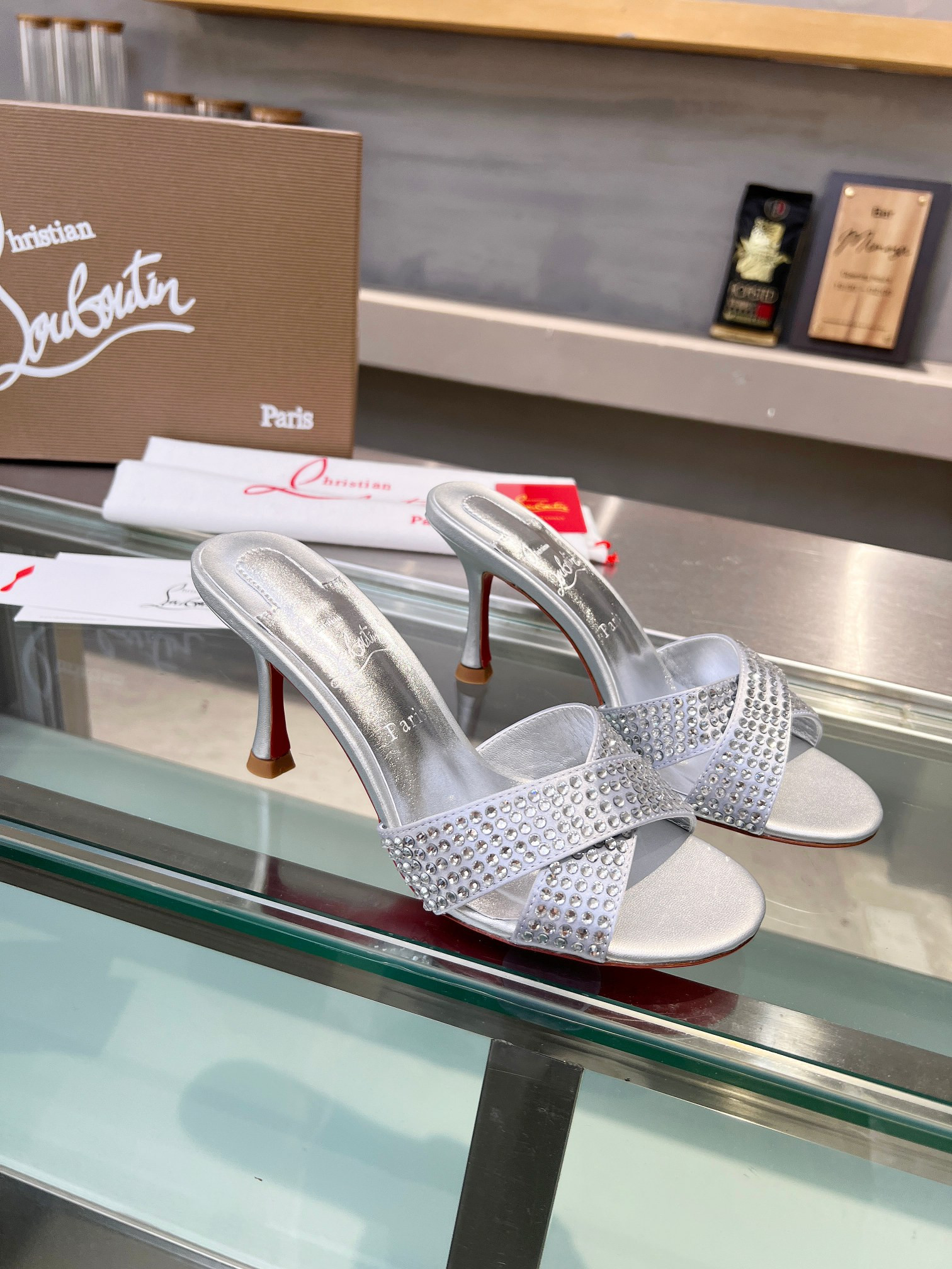 UA Ch**an Louboutin CL red-bottom shoes