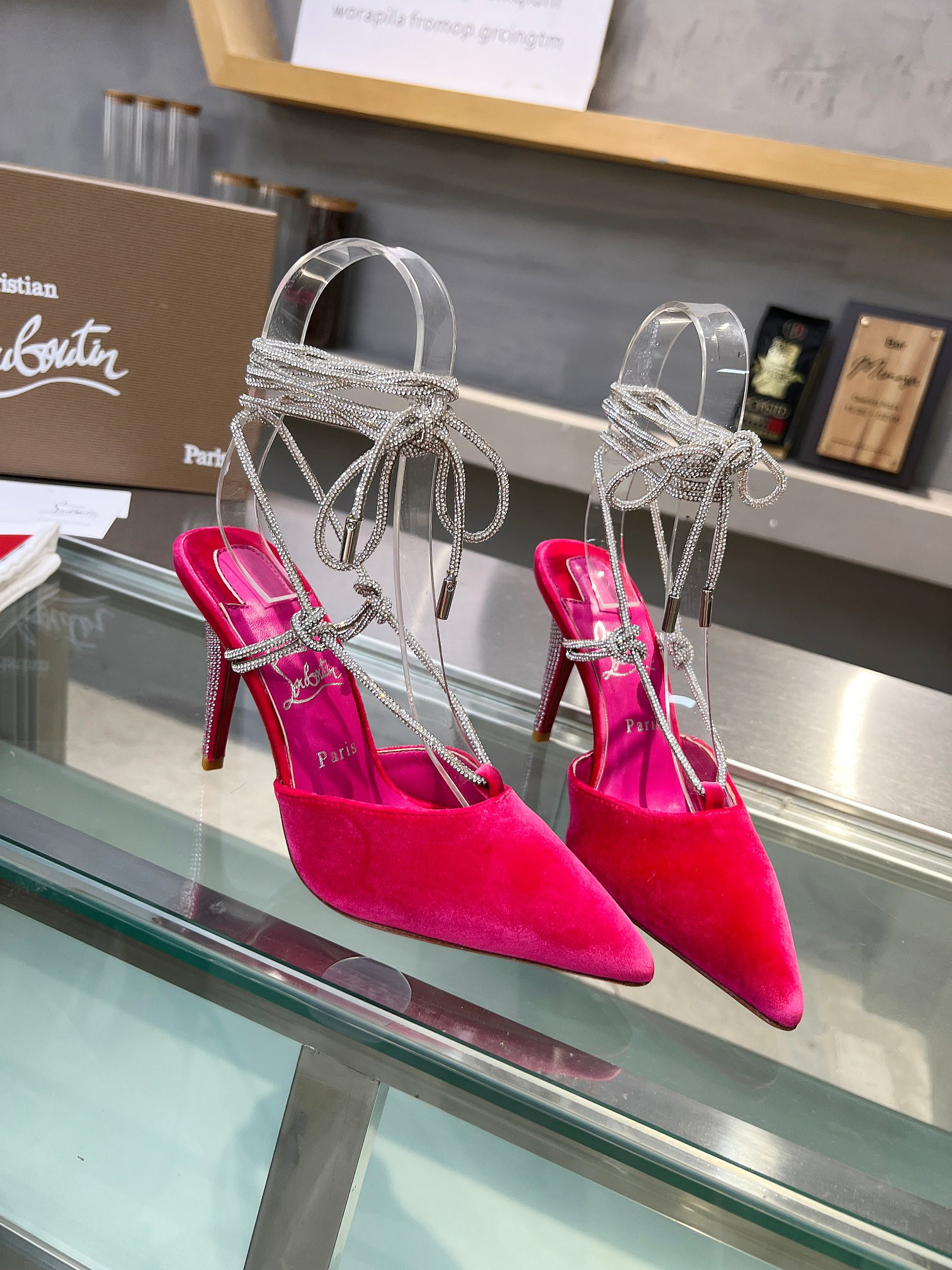 UA Ch**an Louboutin CL red-bottom shoes