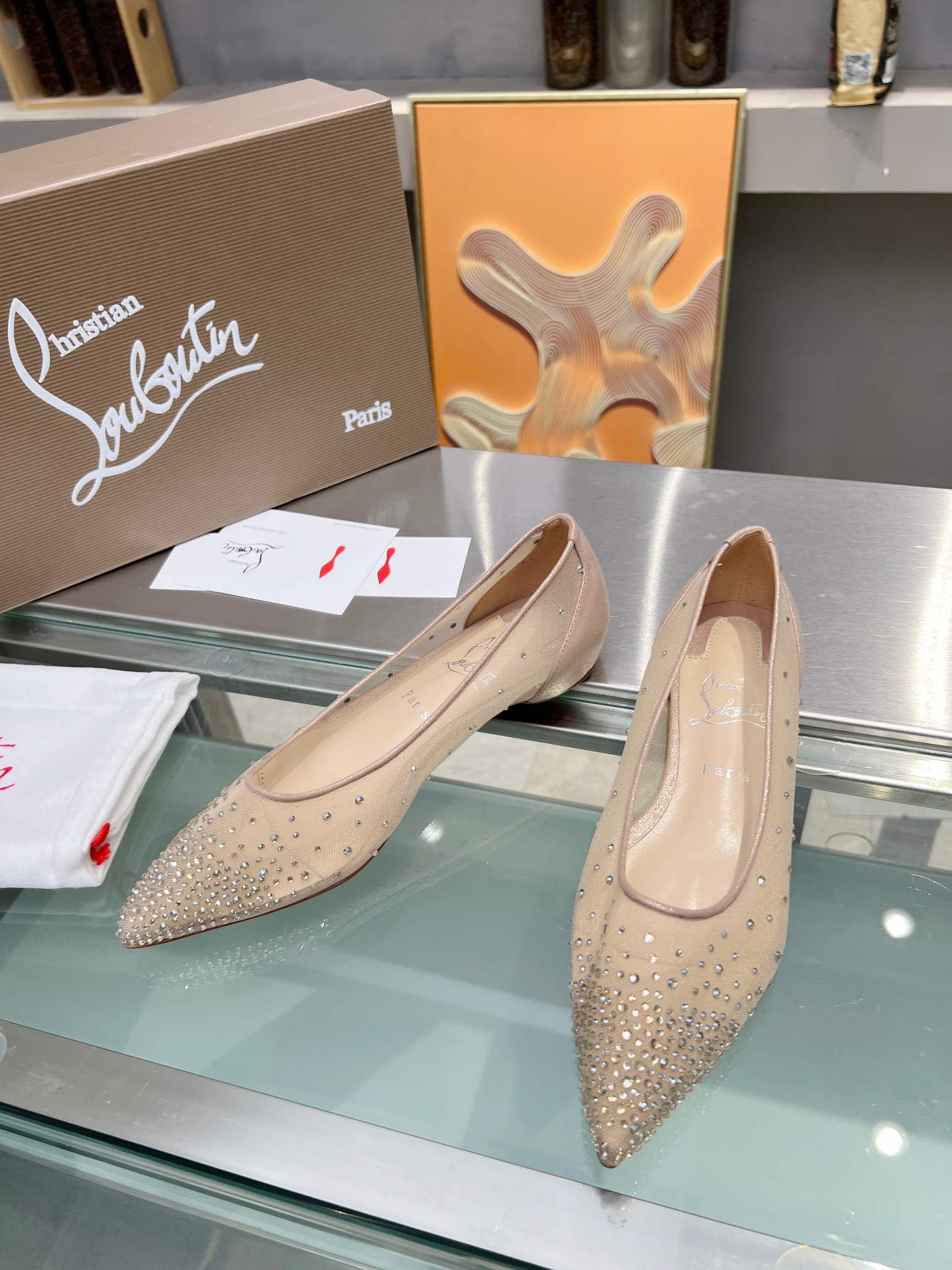 UA Ch**an Louboutin CL red-bottom shoes