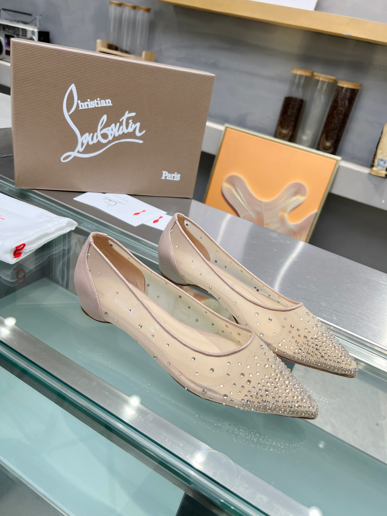 UA Ch**an Louboutin CL red-bottom shoes