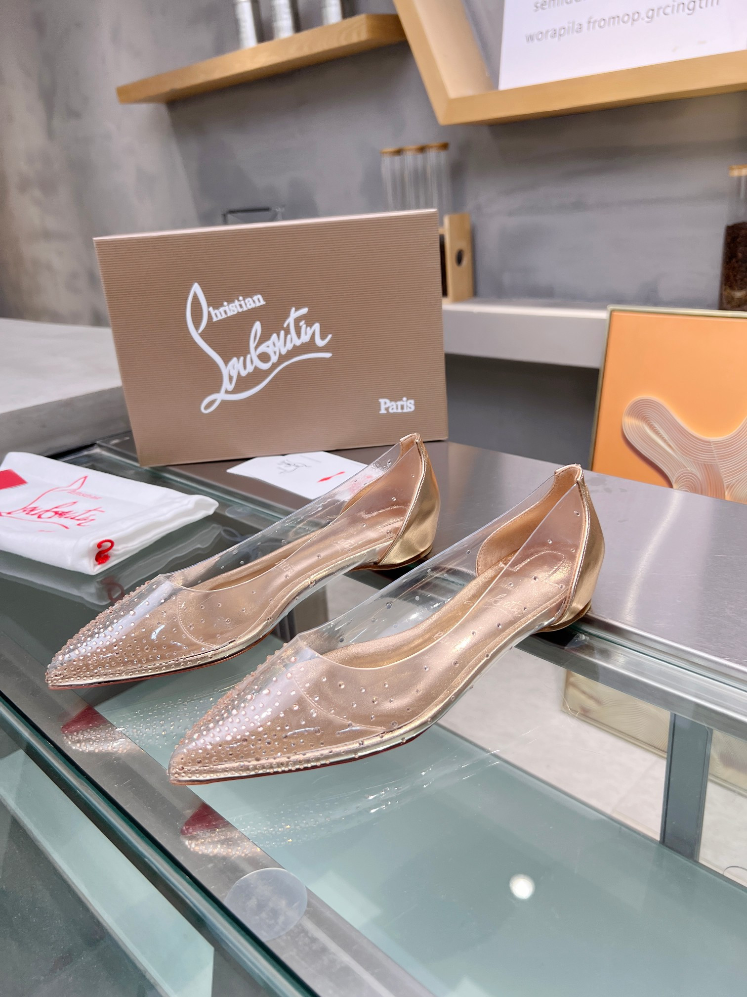 UA Ch**an Louboutin CL red-bottom shoes