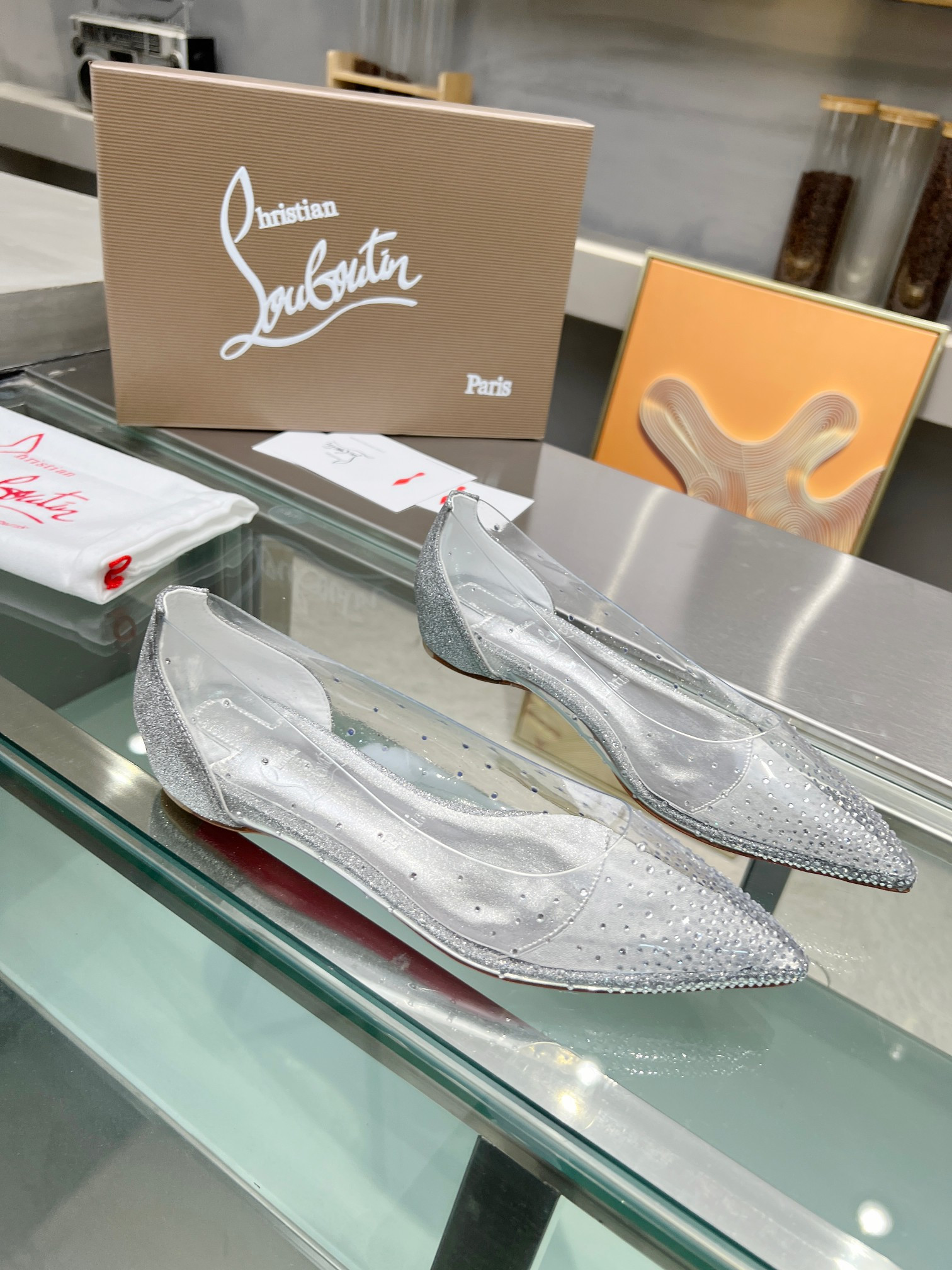 UA Ch**an Louboutin CL red-bottom shoes