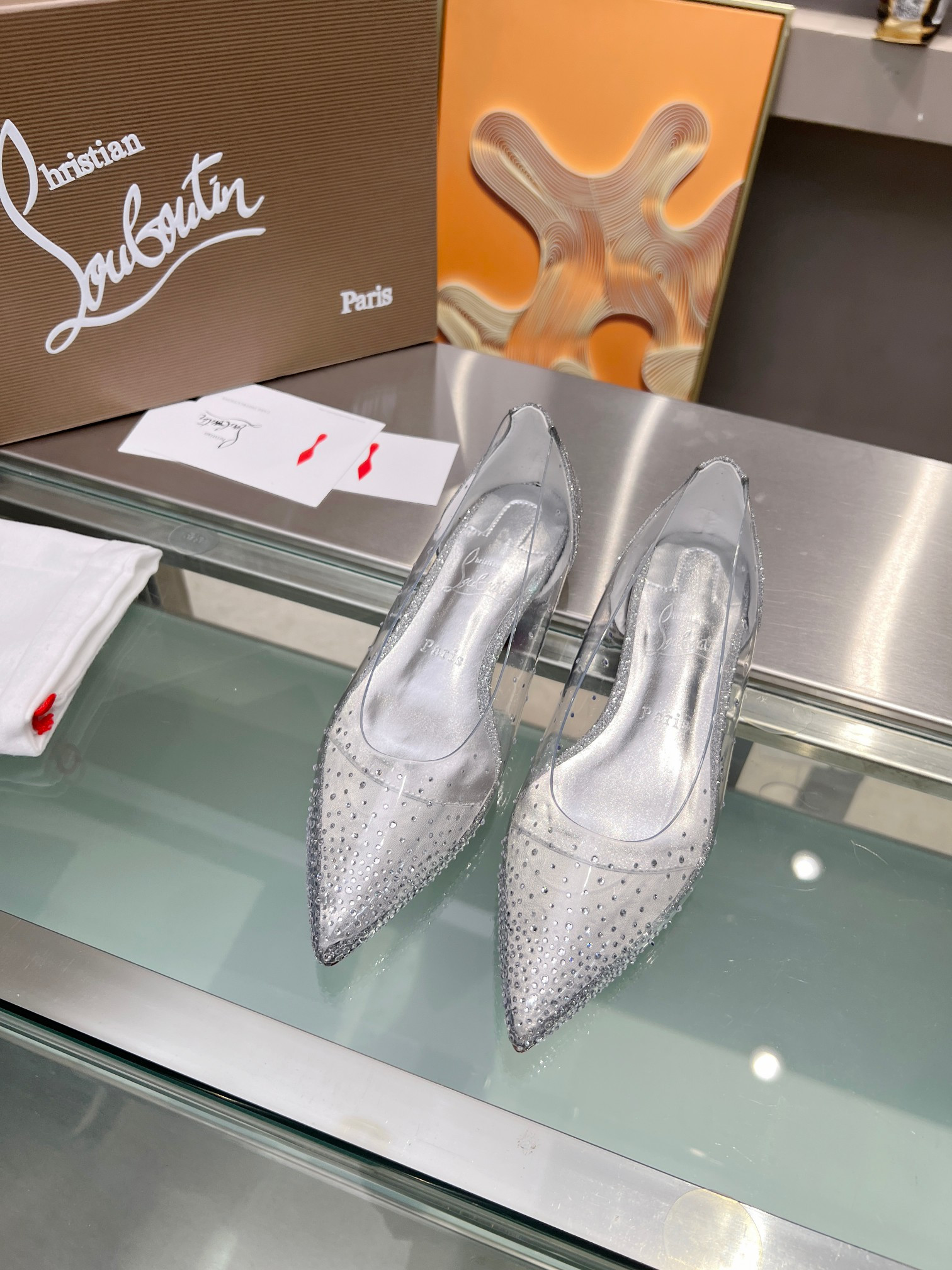 UA Ch**an Louboutin CL red-bottom shoes