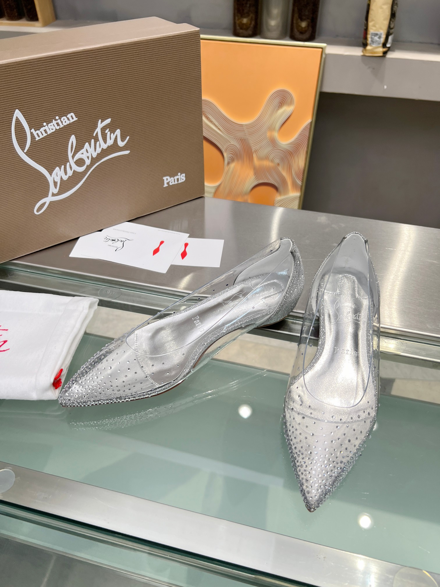 UA Ch**an Louboutin CL red-bottom shoes