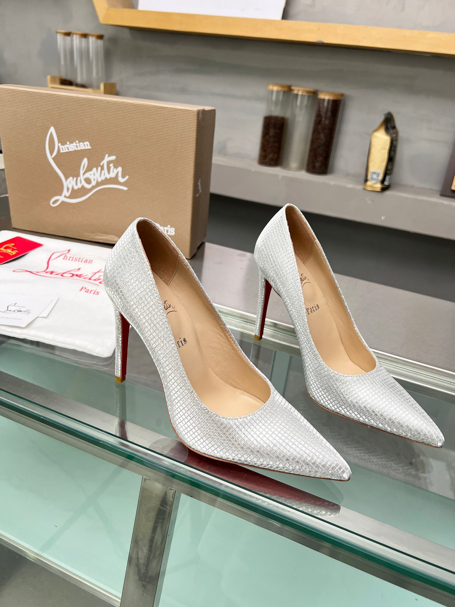 UA Ch**an Louboutin CL red-bottom shoes