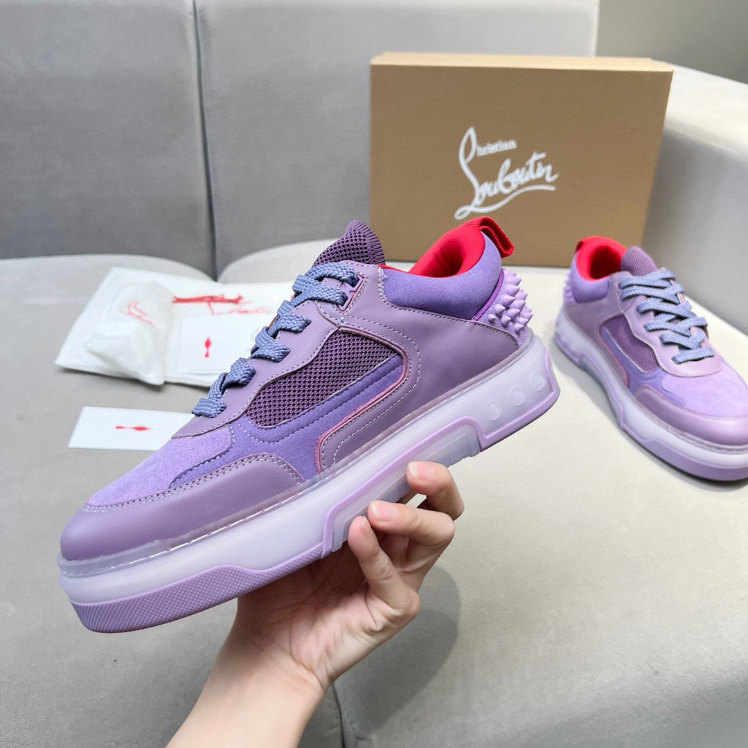 UA Ch**an Louboutin 2024 [New]ASTROLOUBI Unisex Thick-Soled Sneakers