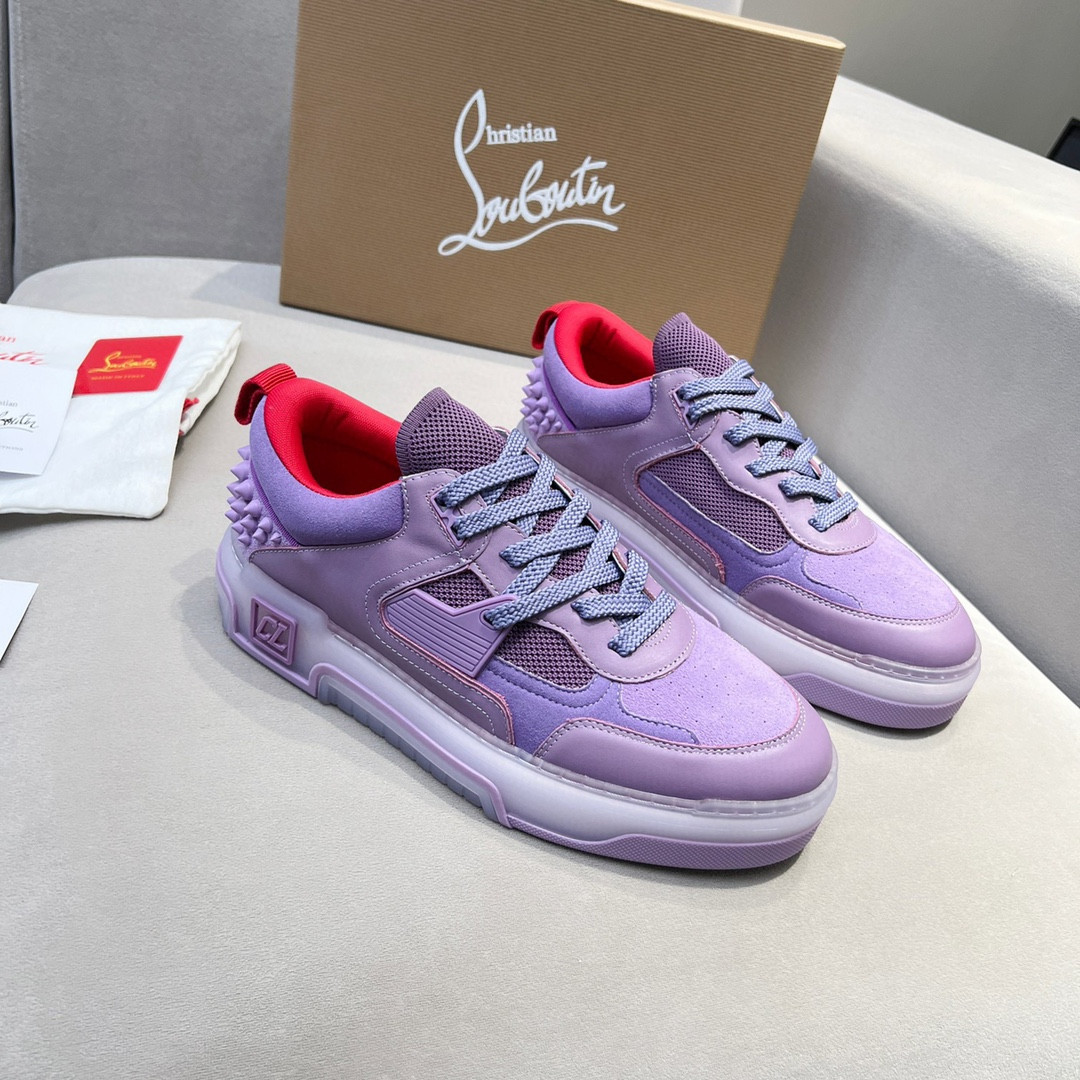 UA Ch**an Louboutin 2024 [New]ASTROLOUBI Unisex Thick-Soled Sneakers
