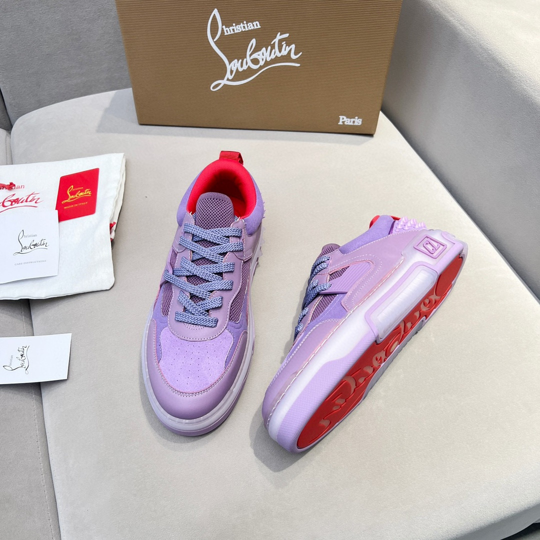 UA Ch**an Louboutin 2024 [New]ASTROLOUBI Unisex Thick-Soled Sneakers