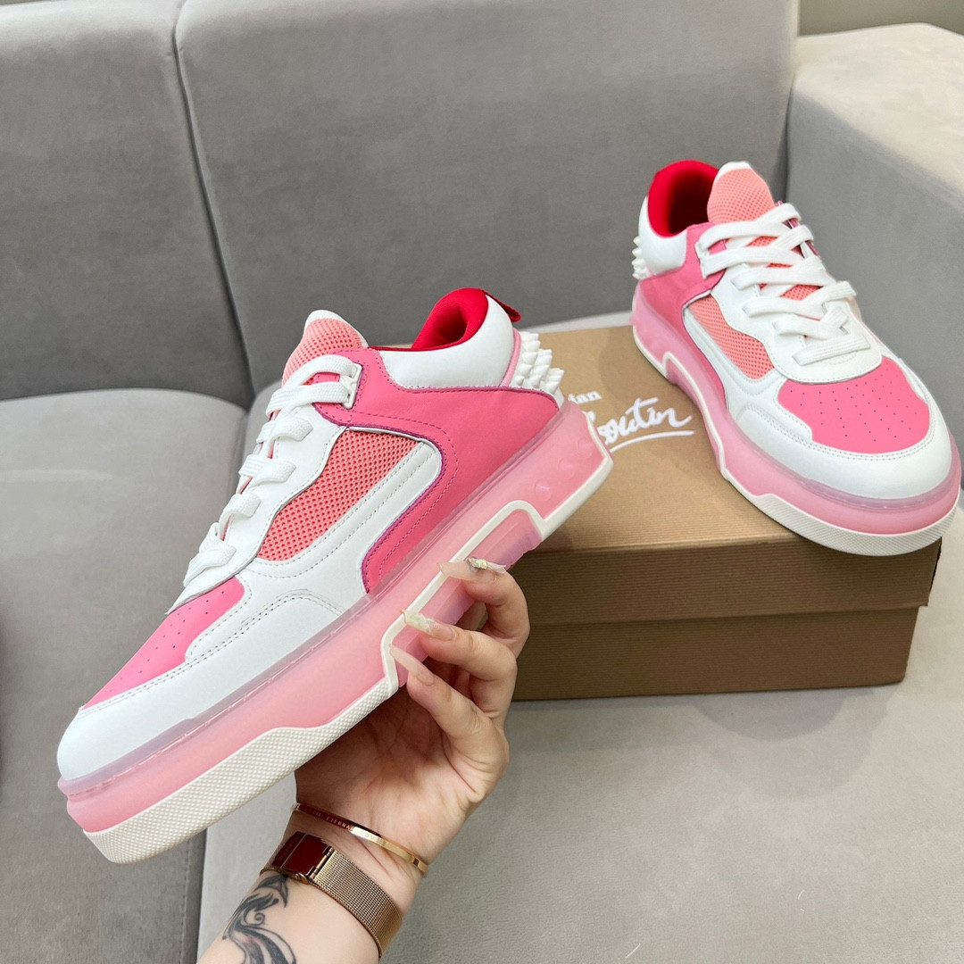 UA Ch**an Louboutin 2024 [New]ASTROLOUBI Unisex Thick-Soled Sneakers